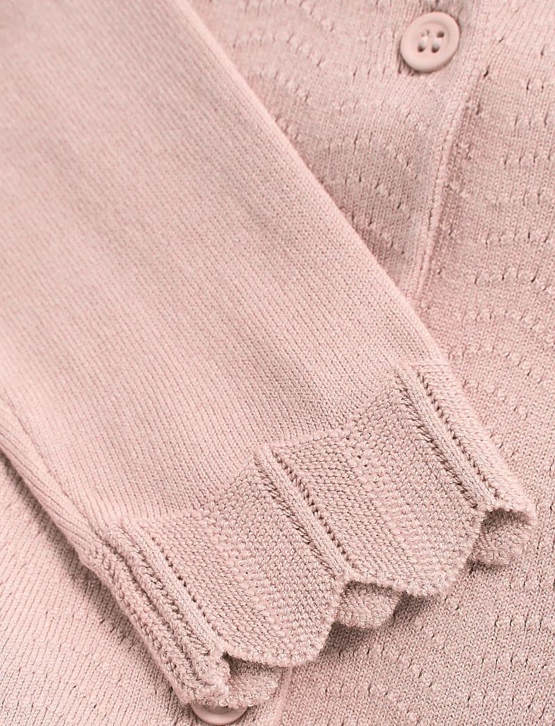 Creamie - Cardigan Pointelle - cardigans - rose smoke - 2
