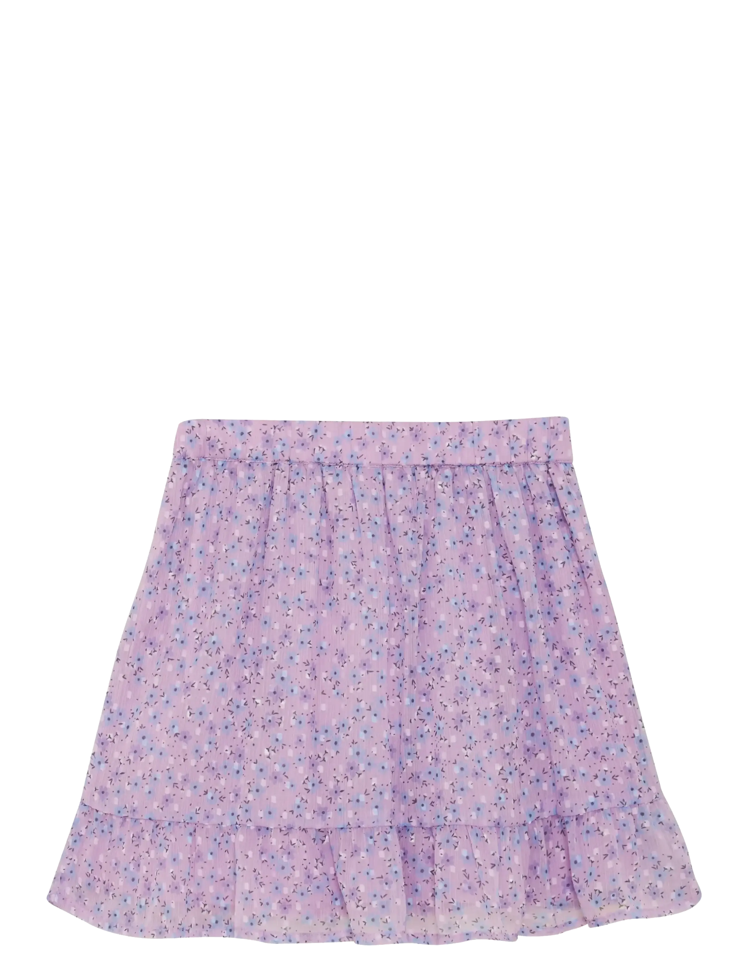 Creamie - Skirt Flower Dobby - midi nederdele - lavender frost - 2