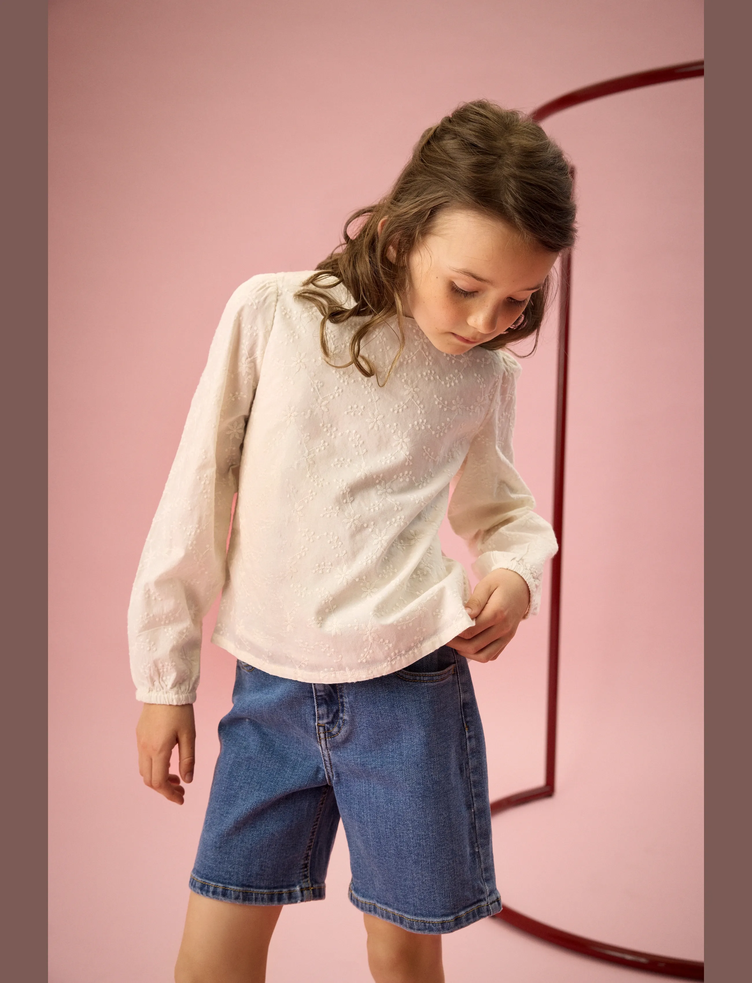 Creamie Shorts Bermuda Denim - Stuttbuxur - BLUE DENIM / blue