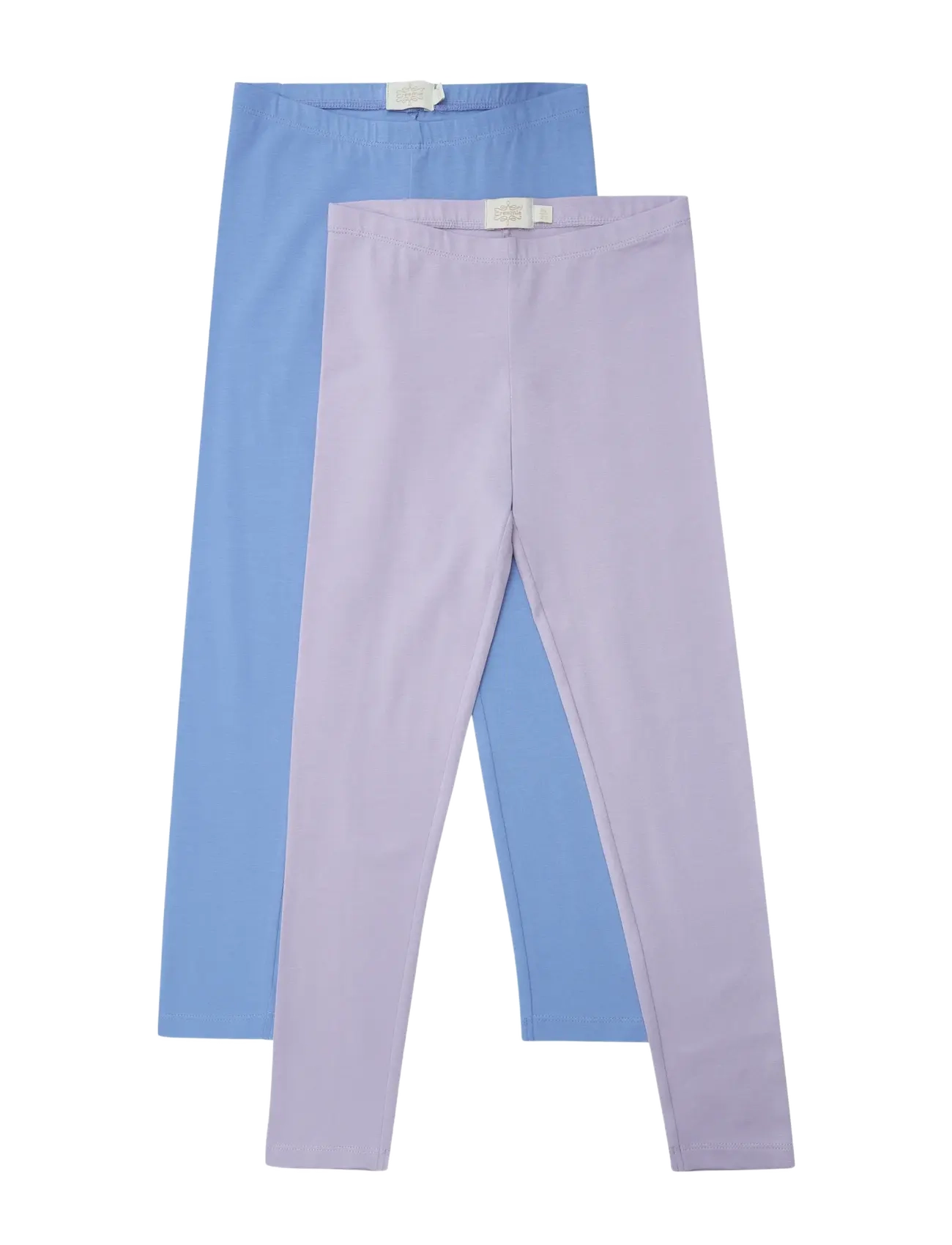 Creamie Leggings 2-Pack, Leggings 2-Pak, Blå, Str: 164