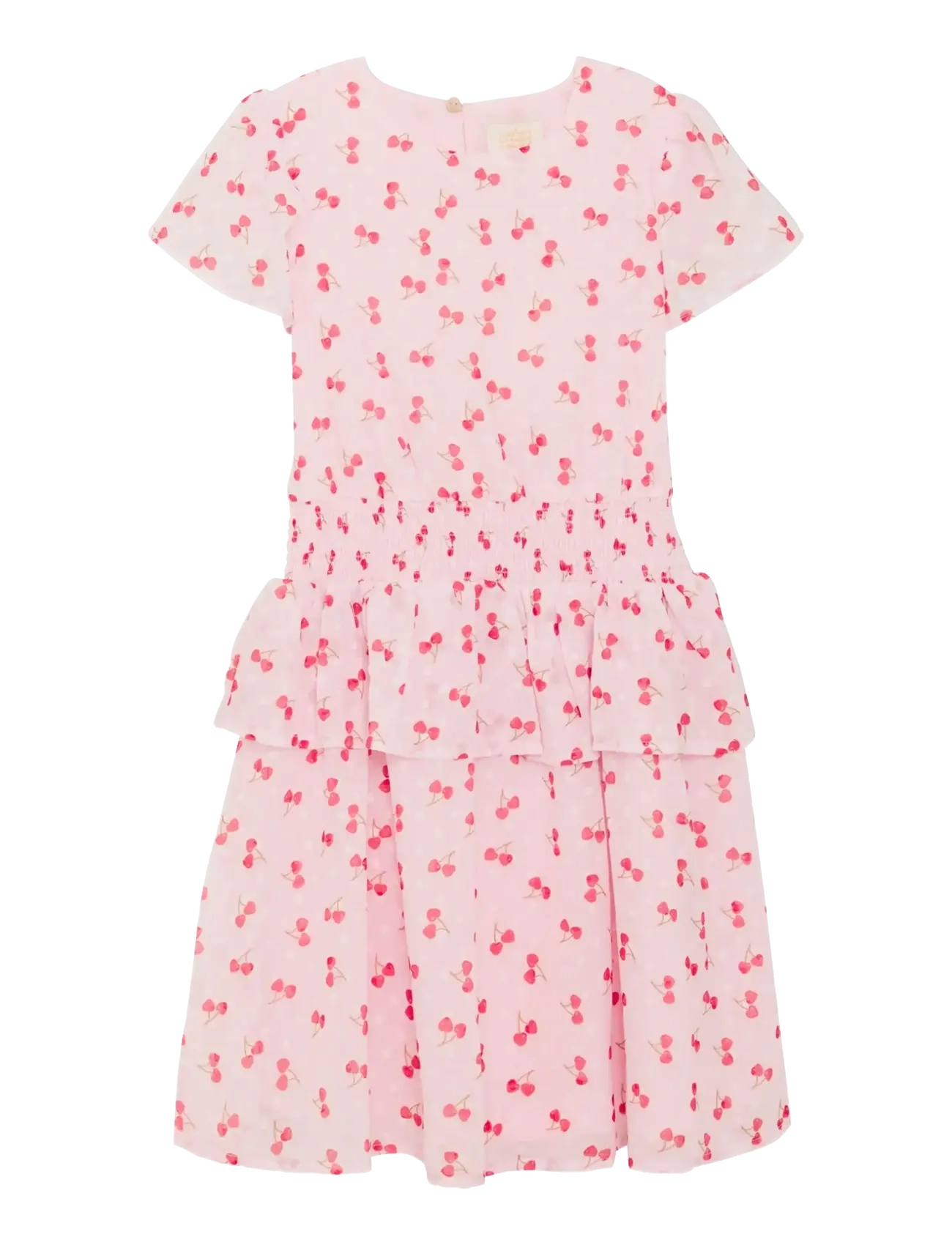 Creamie Dress Crepe Dobby - Lapsed 98–134 - ROSE PINK / pink/rose