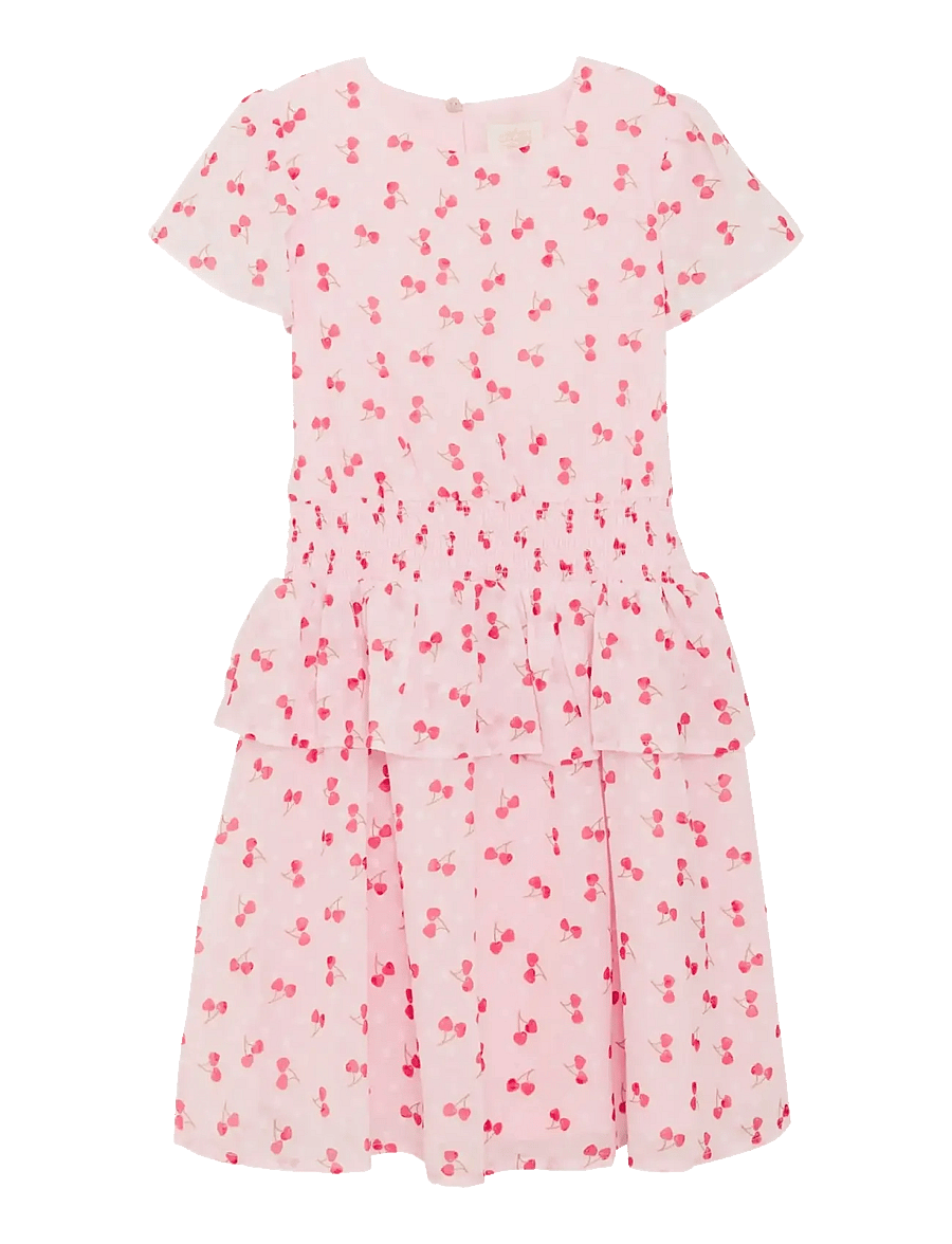 Creamie - Dress Crepe Dobby - kortærmede hverdagskjoler - rose pink - 1
