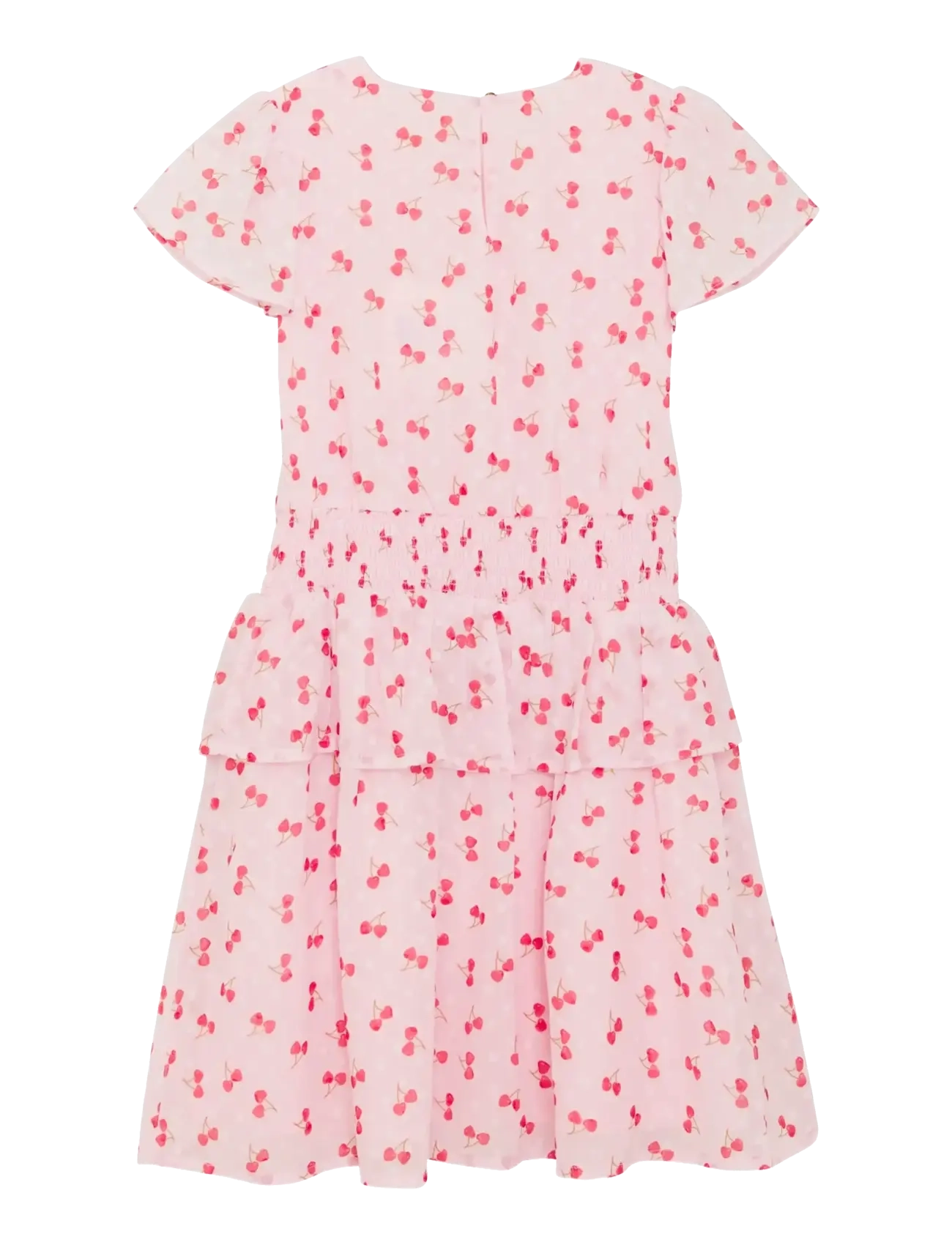 Creamie - Dress Crepe Dobby - kurzärmelige freizeitkleider - rose pink - 2