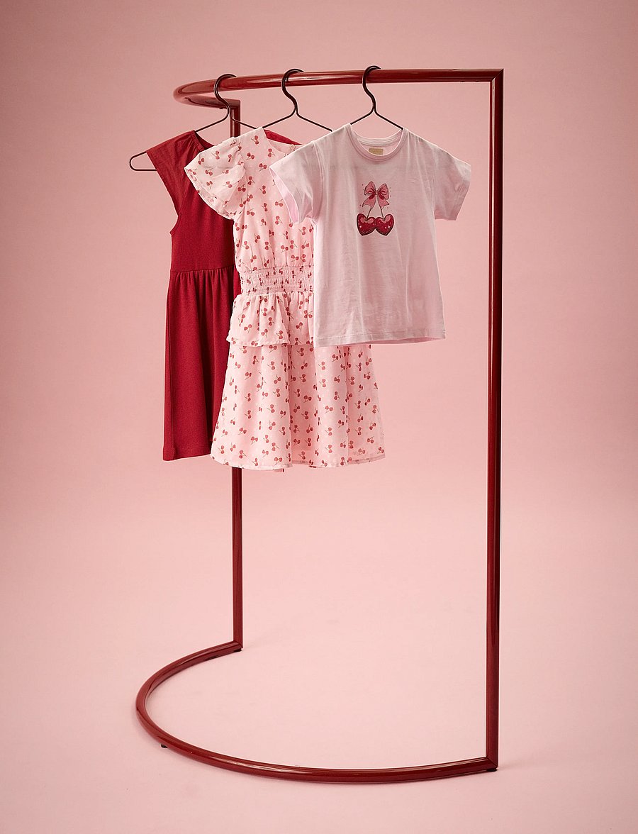 Creamie - Dress Crepe Dobby - kortærmede hverdagskjoler - rose pink - 3