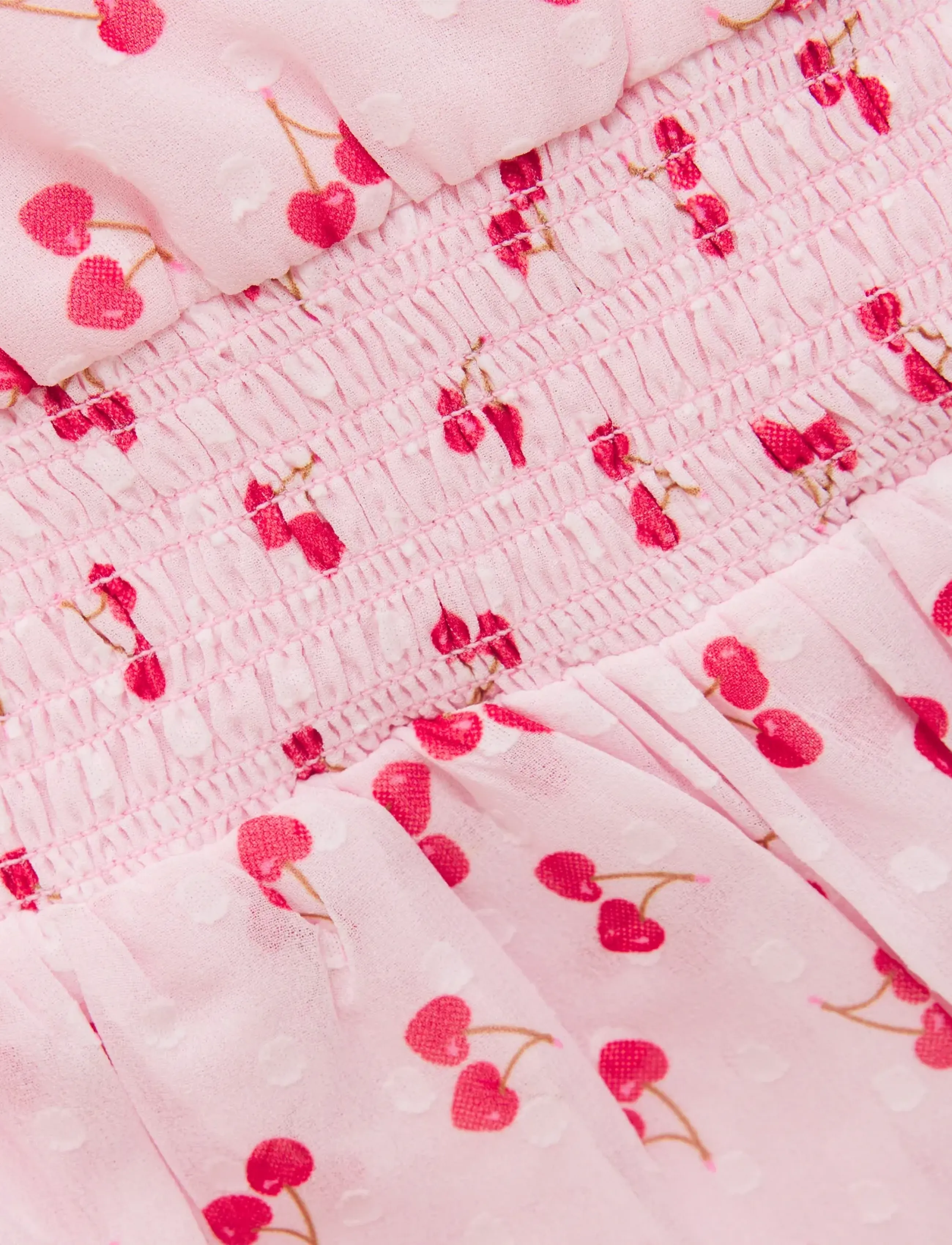 Creamie - Dress Crepe Dobby - kurzärmelige freizeitkleider - rose pink - 4