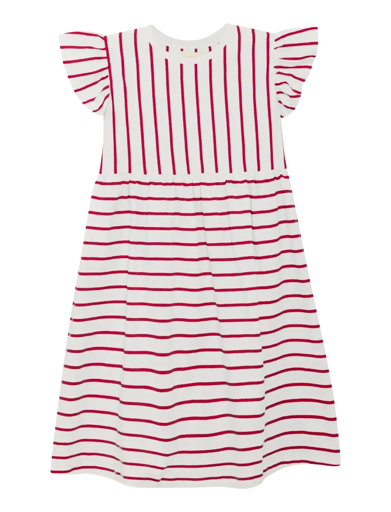 CREAMIE Kleid Ss Stripe Rot - 98 - Kinder