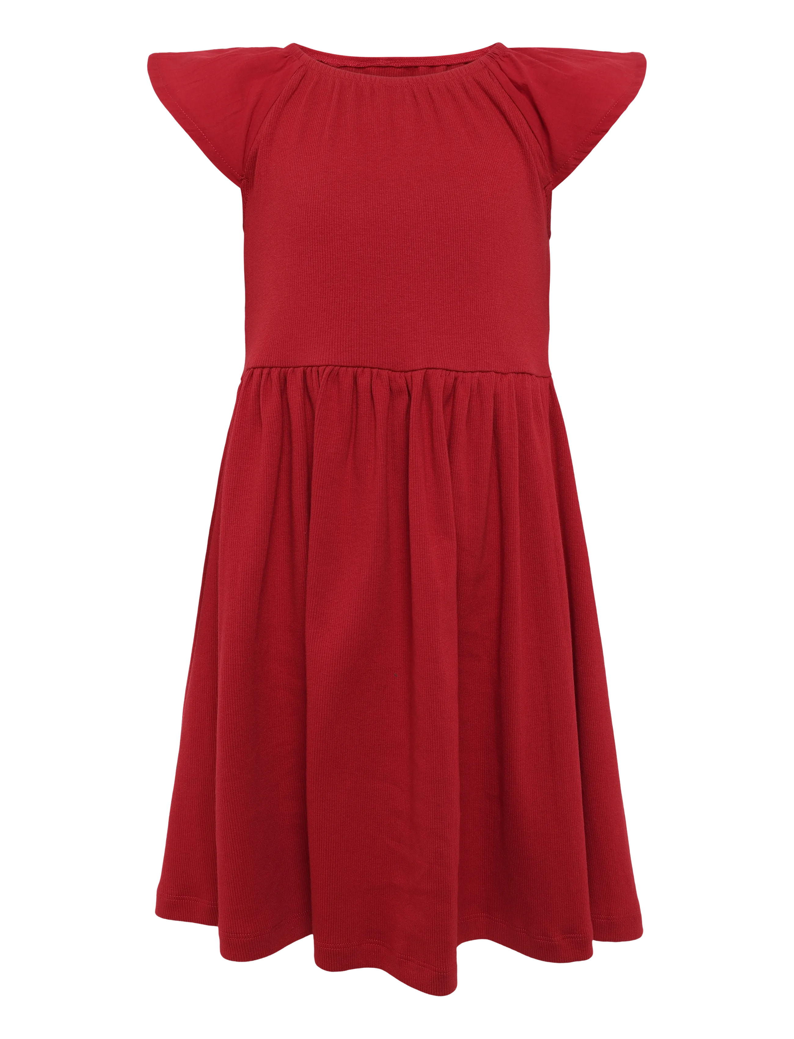 Creamie Dress Rib - Klänningar & Kjolar - CHILI RED / red