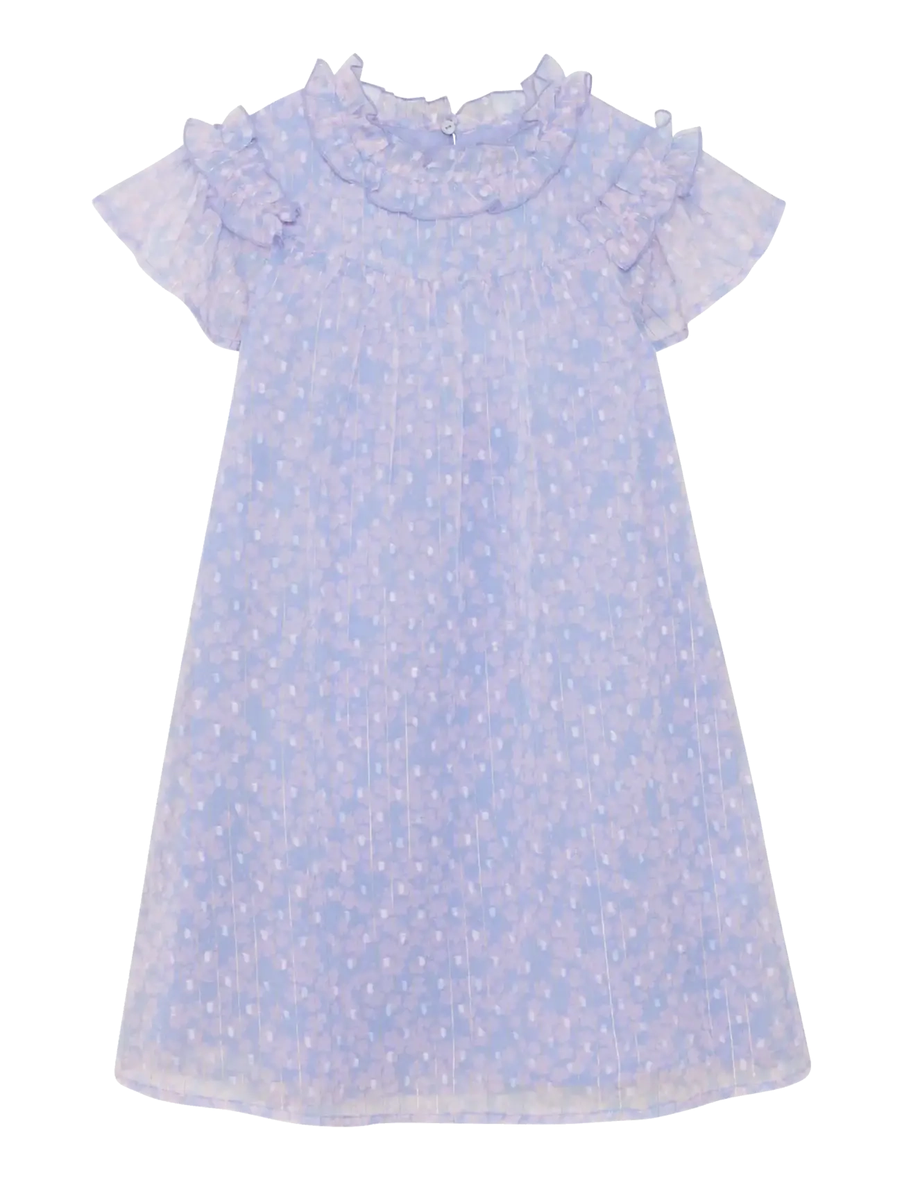 CREAMIE Kleid Lurex Stripe Blau - 134 - Kinder