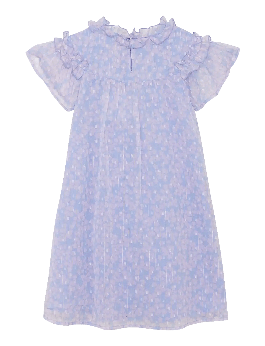 Creamie - Dress Lurex Stripe - klänningar - heather - 2