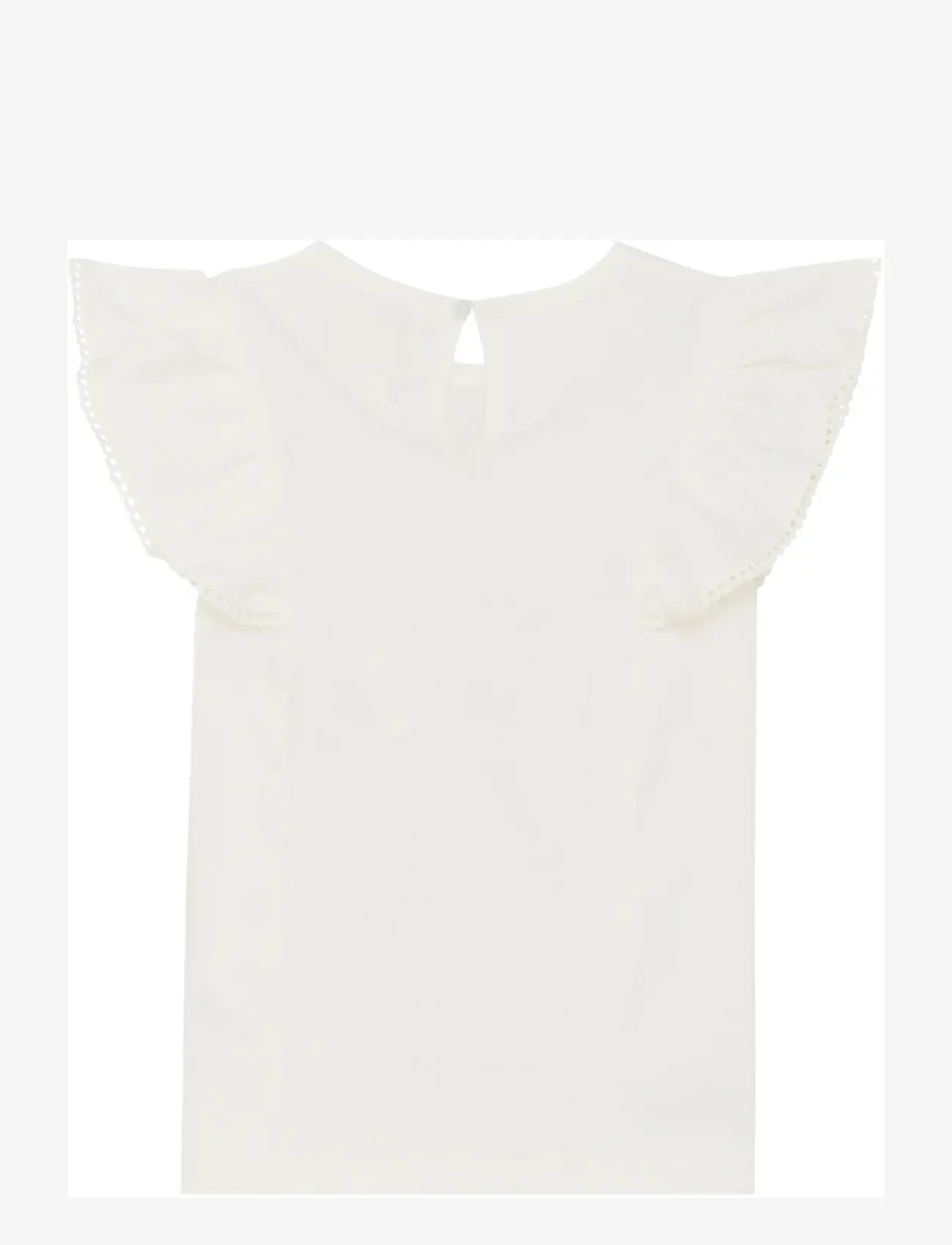 Creamie - Top NS Flounce - lühikeste varrukatega t-särgid - cloud - 2