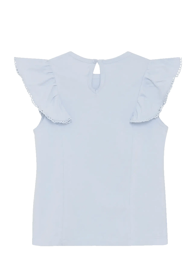 Creamie - Top NS Flounce - kortærmede t-shirts - heather - 1