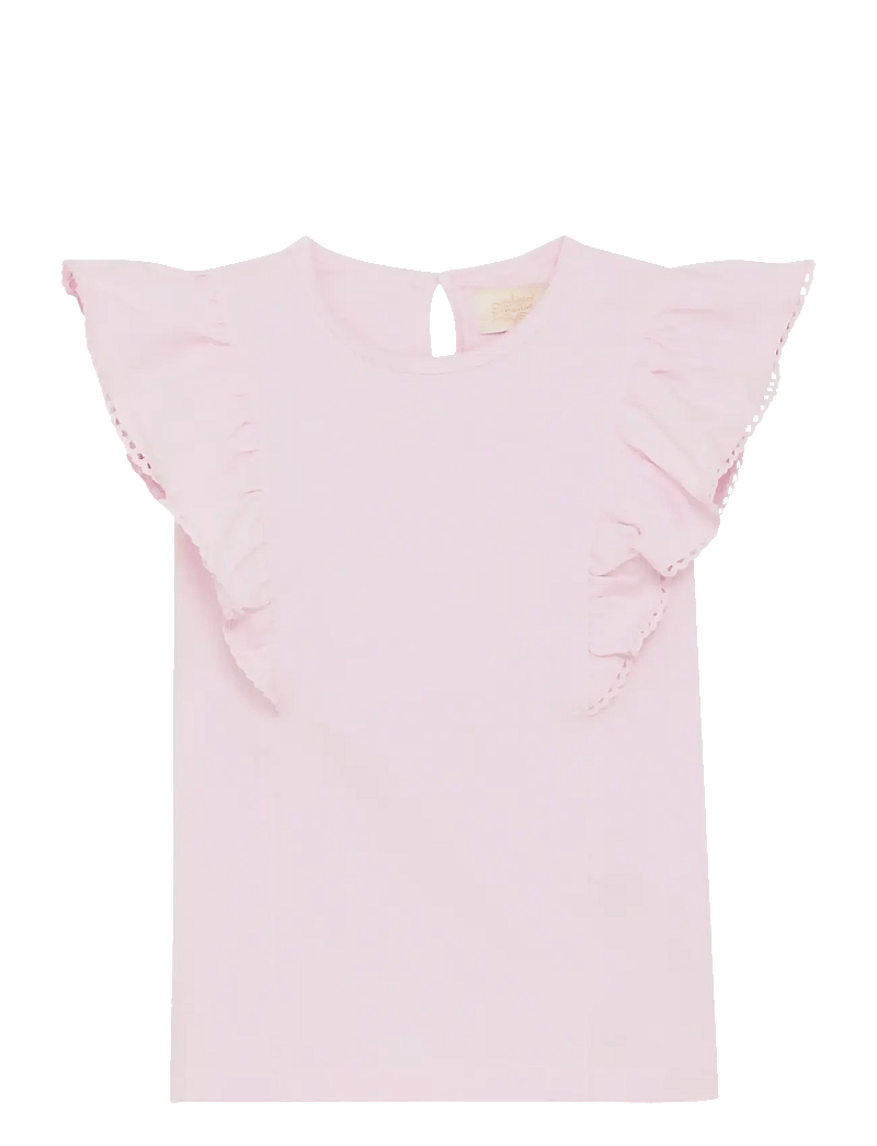 Creamie - Top NS Flounce - kortærmede t-shirts - rose pink - 0