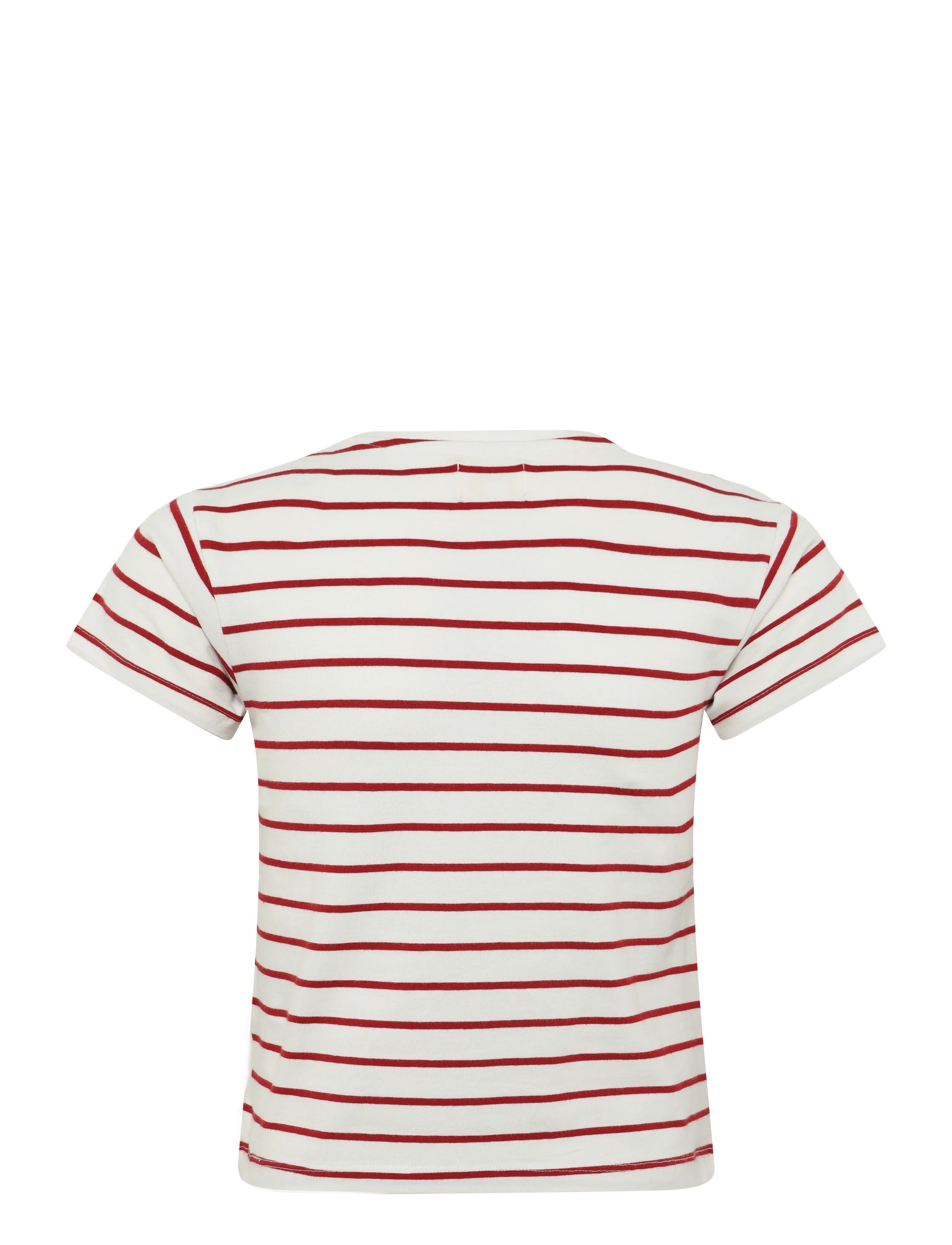 Creamie - T-shirt SS Stripe - chili red - 1