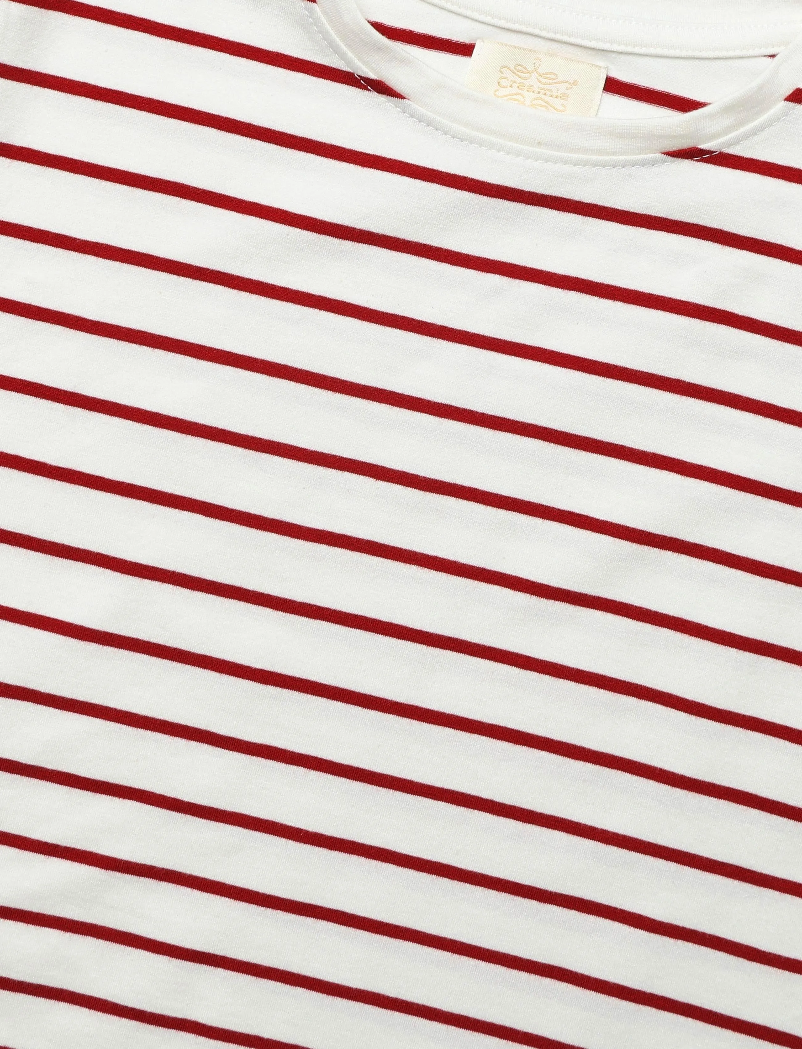 Creamie - T-shirt SS Stripe - chili red - 2