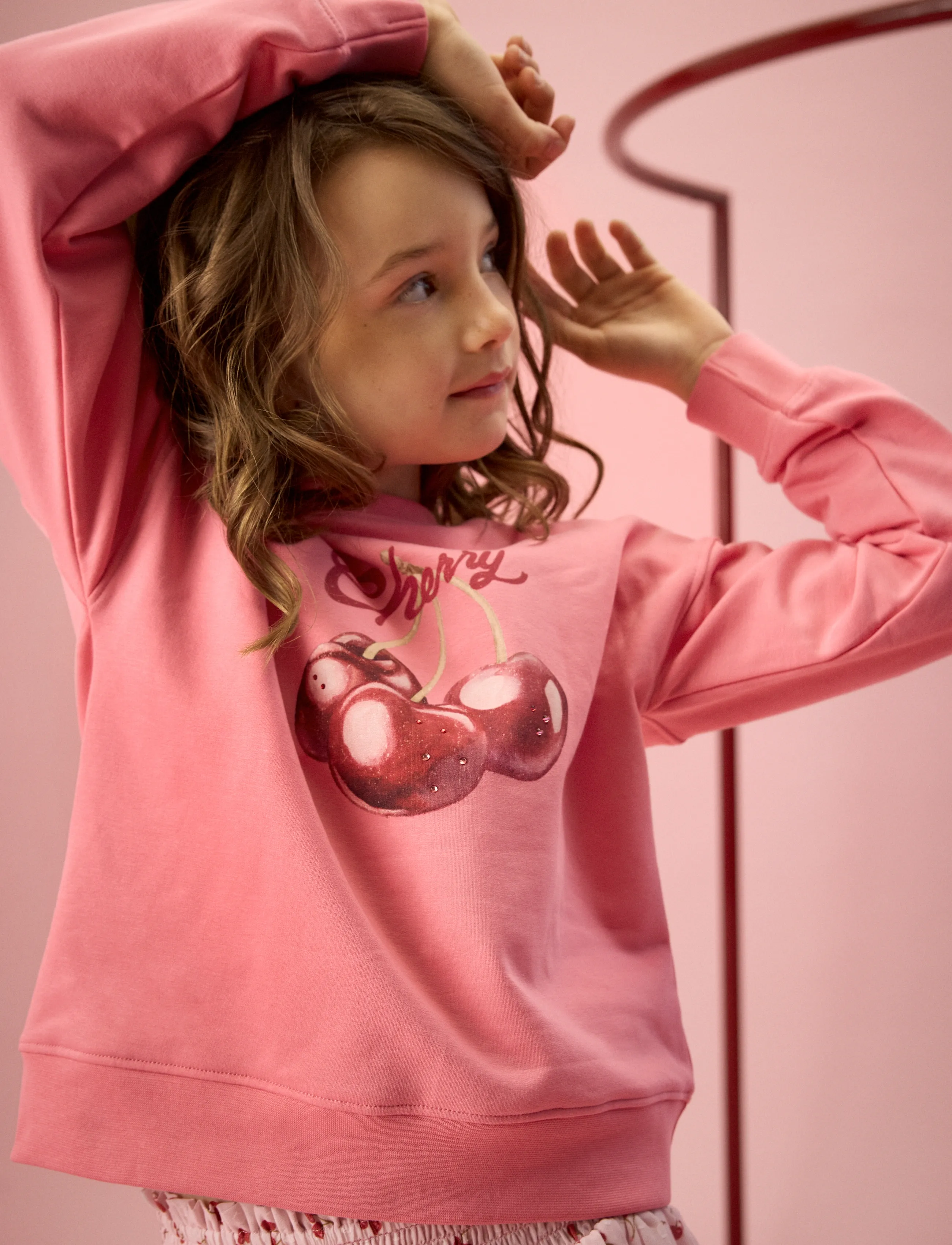 Creamie Sweatshirt, 110, Pink, Sweatshirts & Hættetrøjer > Sweatshirts, Børn