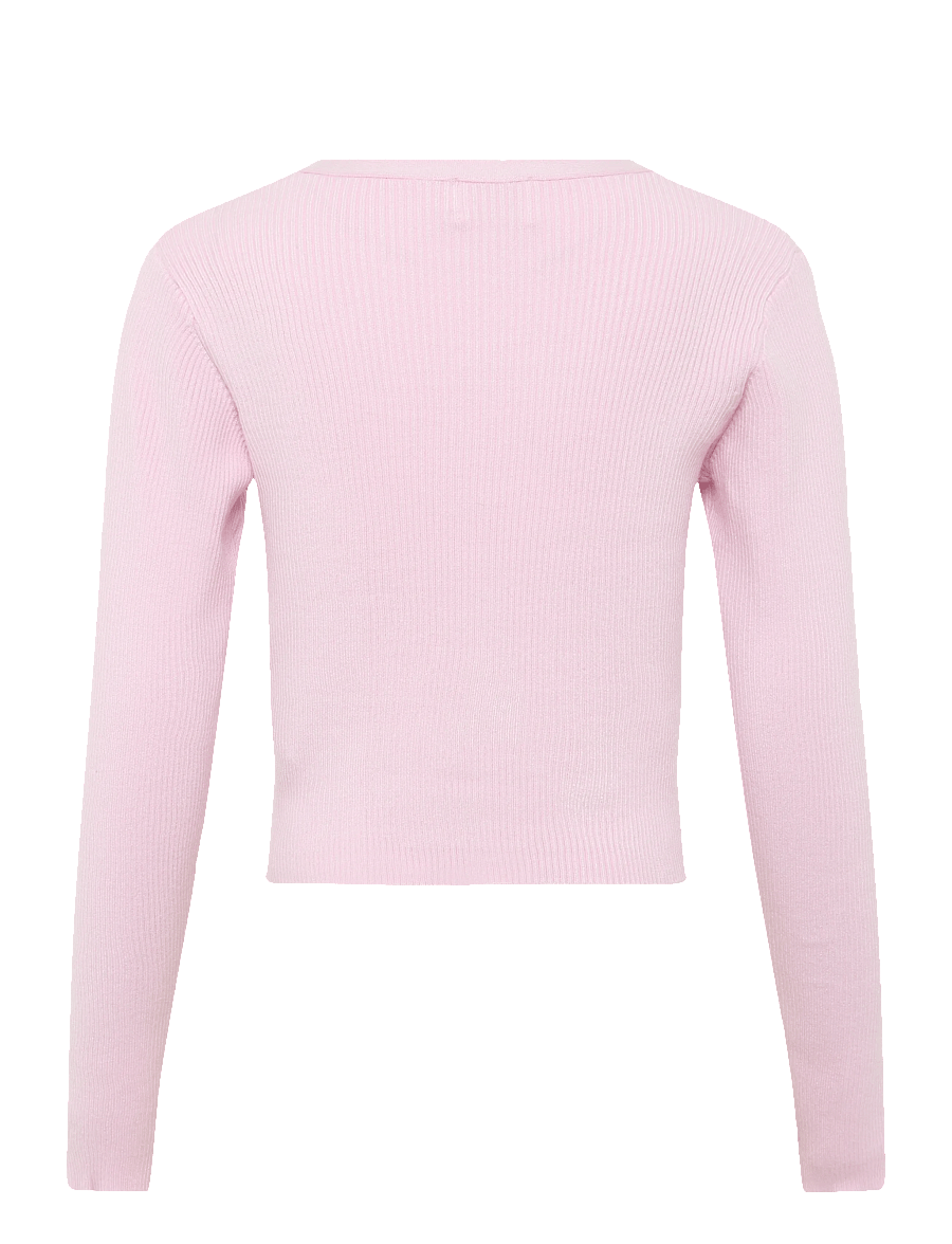 Creamie - Cardigan Rib - cardigans - rose pink - 1
