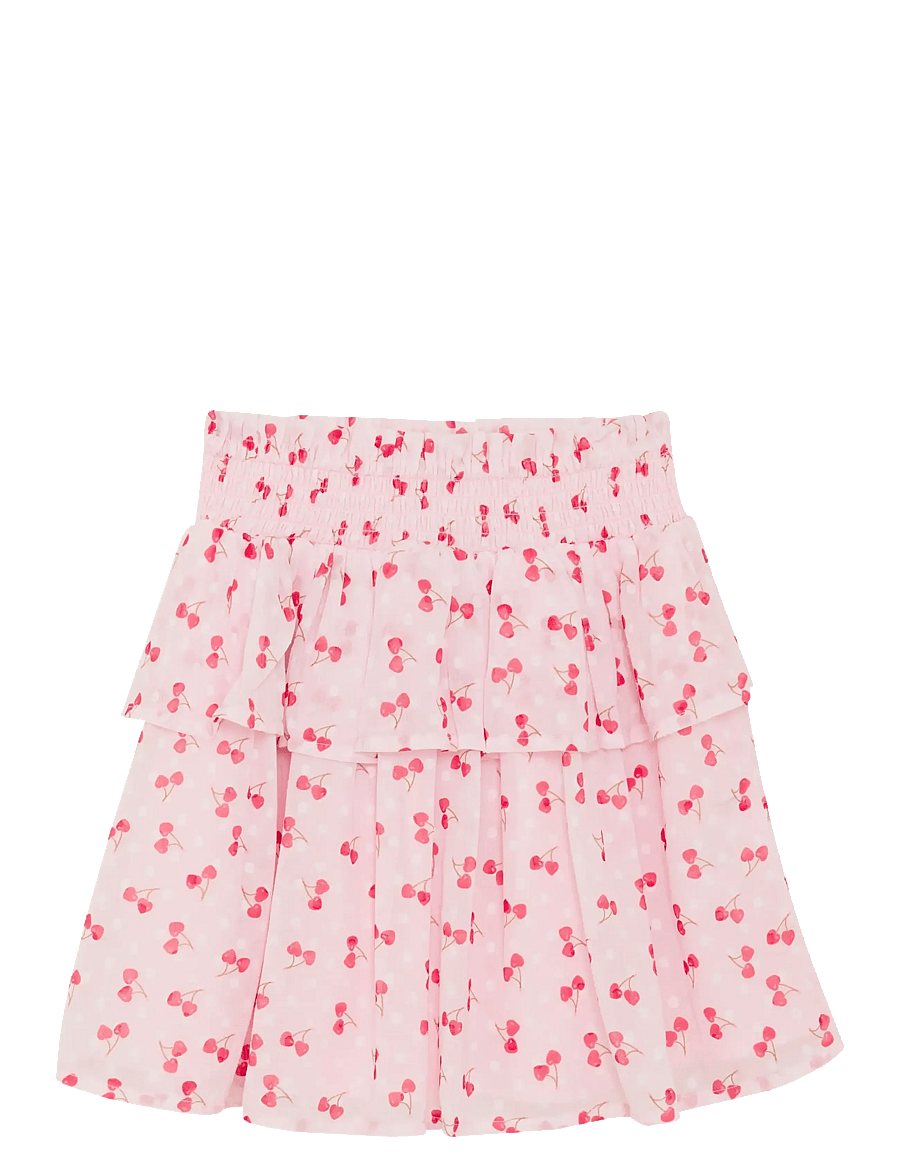 Creamie - Skirt Crepe Dobby - midi-röcke - rose pink - 1