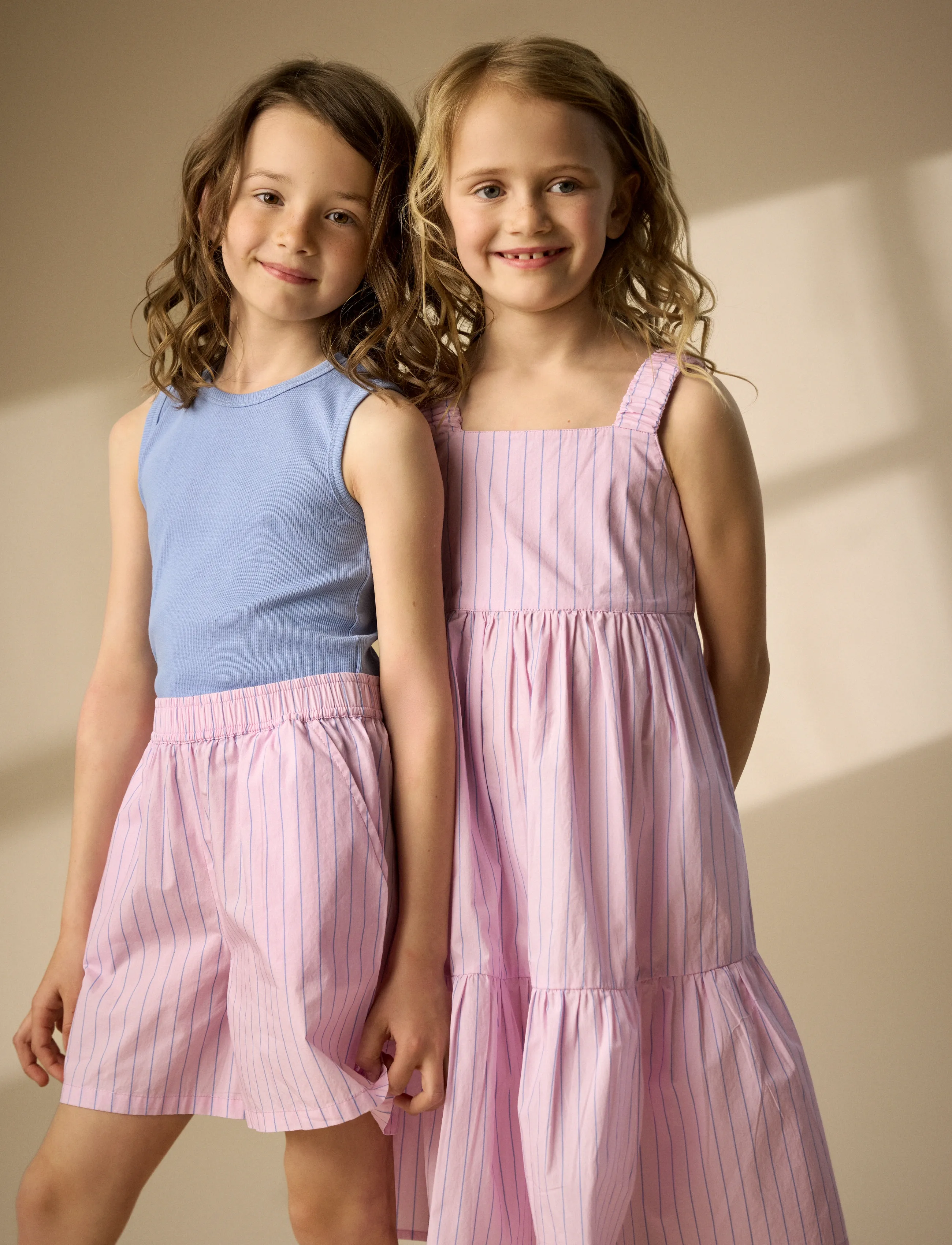 Creamie Shorts Poplin, 104, Pink, Shorts > Afslappede Shorts, Børn