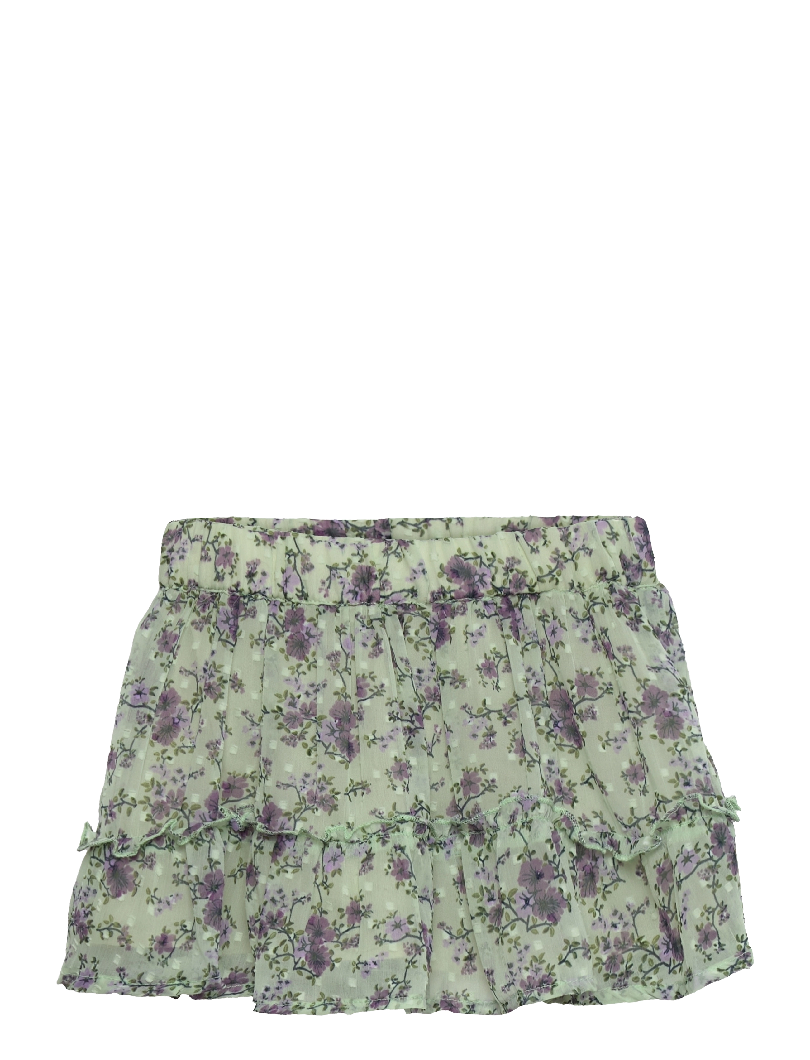 Creamie - Skirt Flower Dobby - sea foam - 0