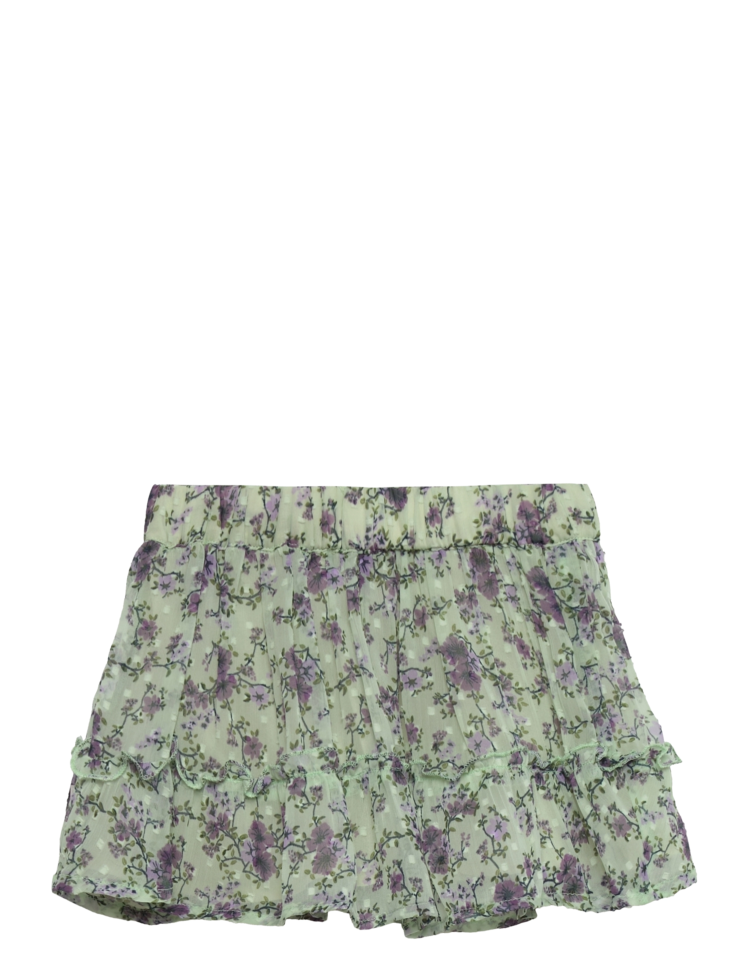 Creamie - Skirt Flower Dobby - sea foam - 1