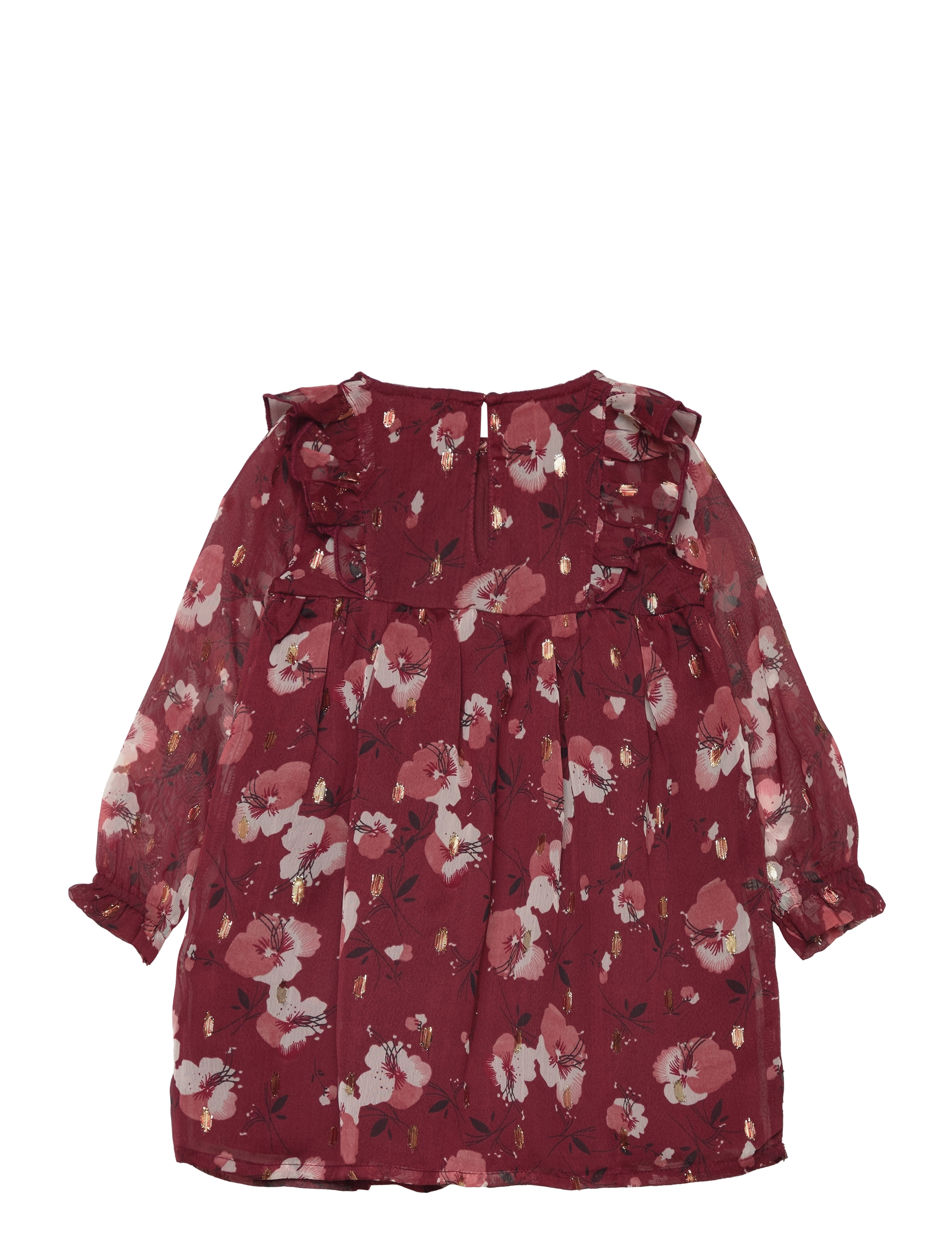 Creamie - Dress Flower Dot - rosewood - 1