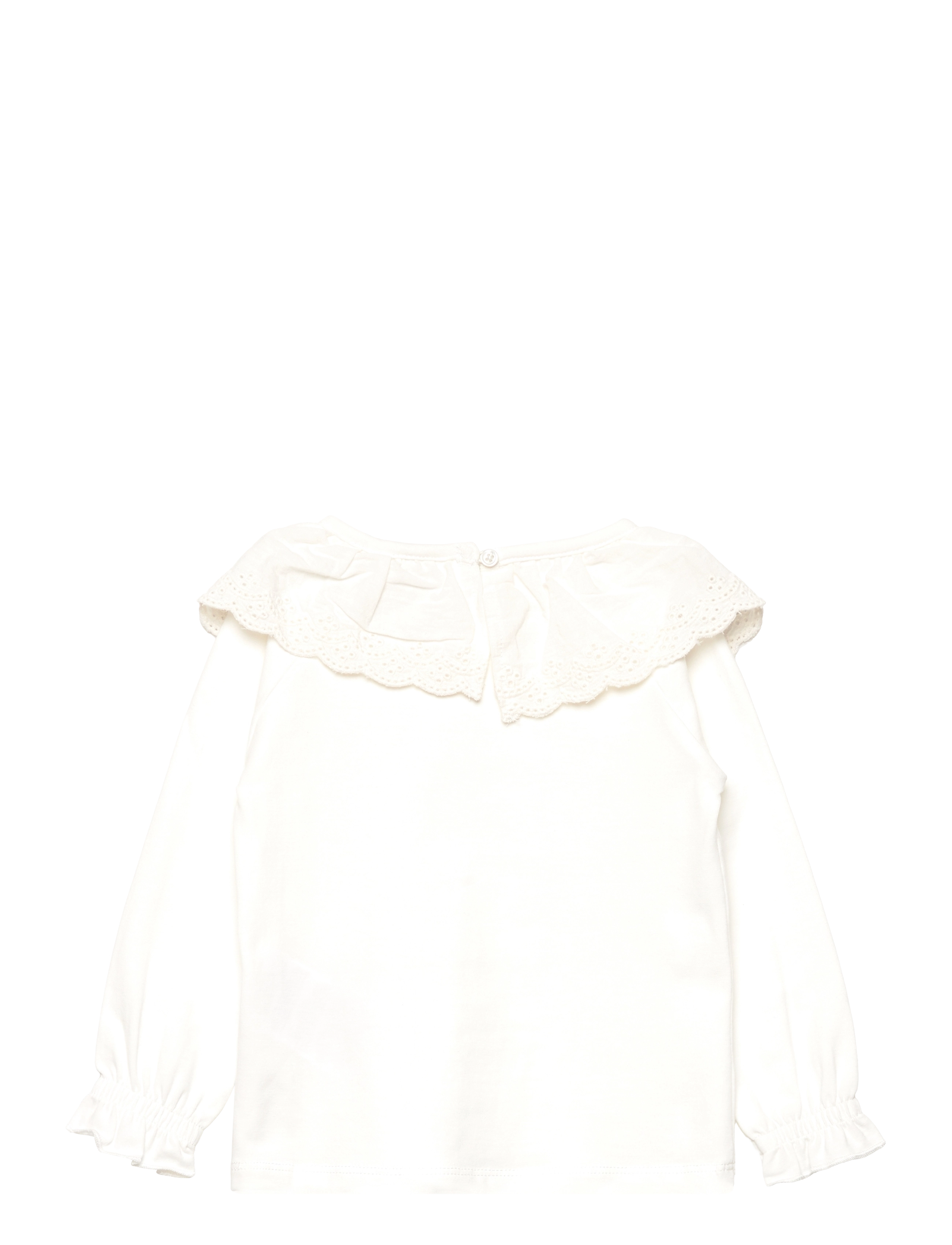 Creamie - T-shirt LS Ruffle - cloud - 1