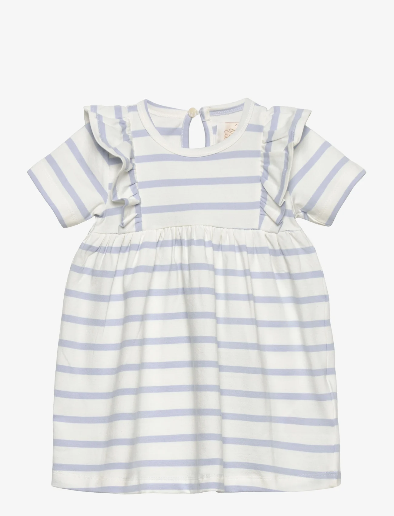 Creamie - Dress Stripe - kortärmade vardagsklänningar - xenon blue - 0