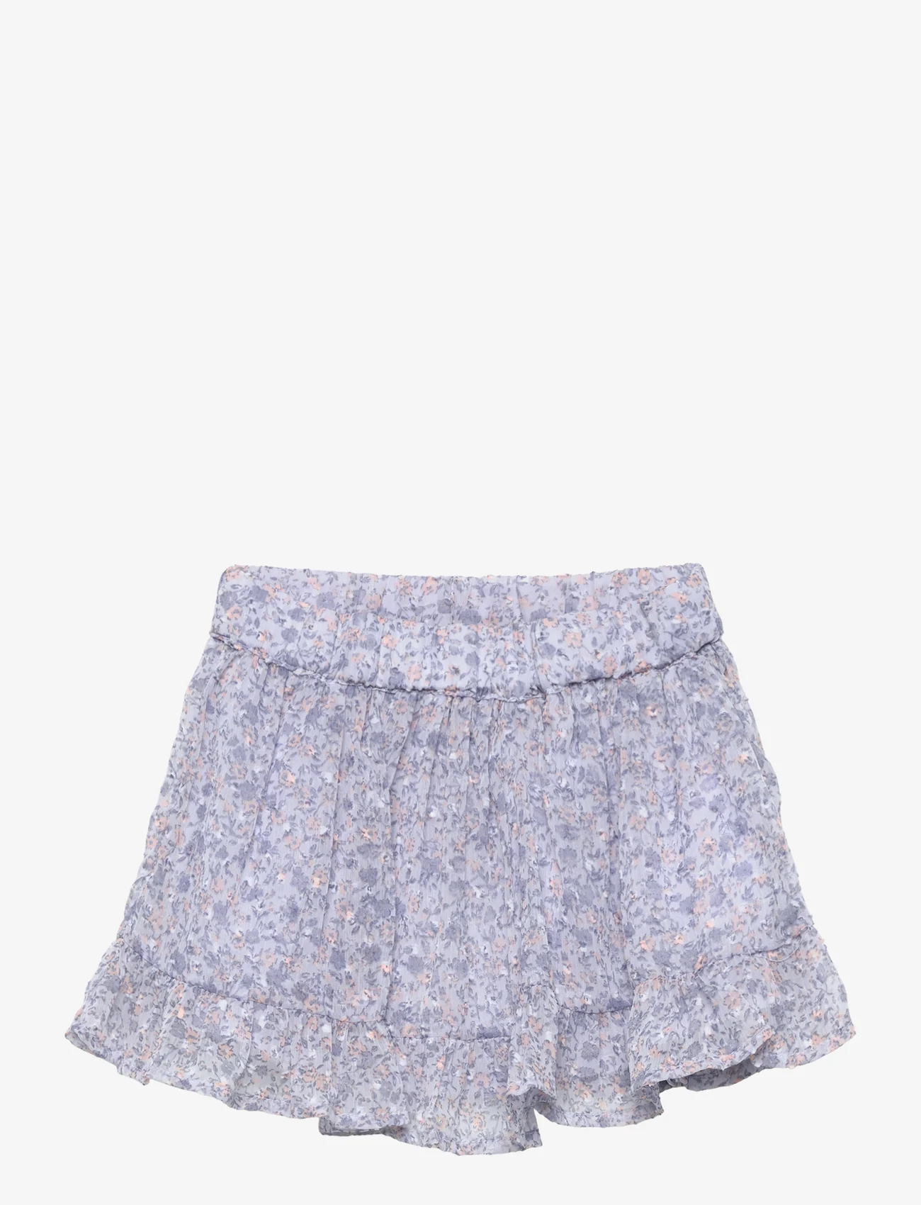 Creamie - Skirt Flower Dobby - korta kjolar - xenon blue - 0