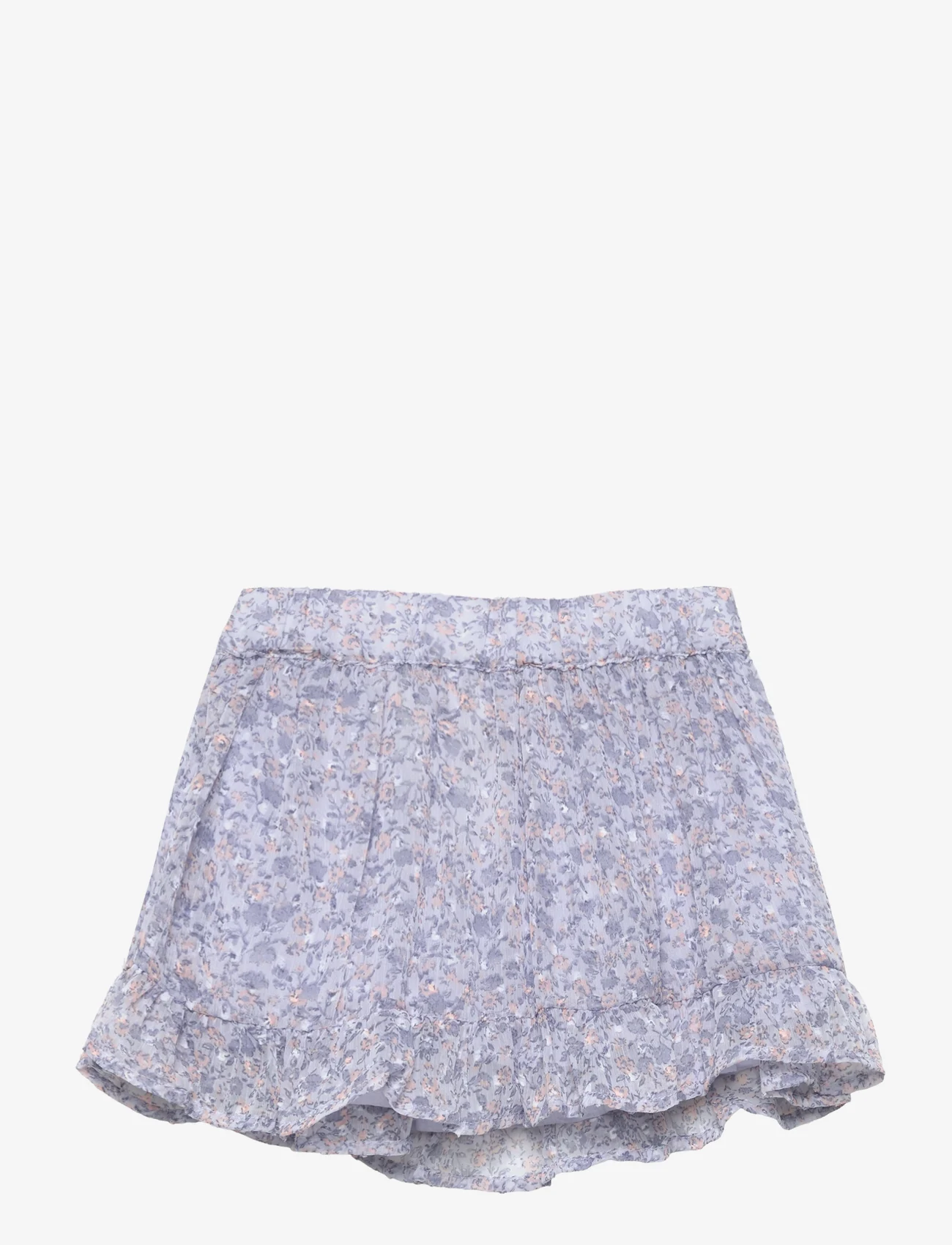 Creamie - Skirt Flower Dobby - korta kjolar - xenon blue - 1