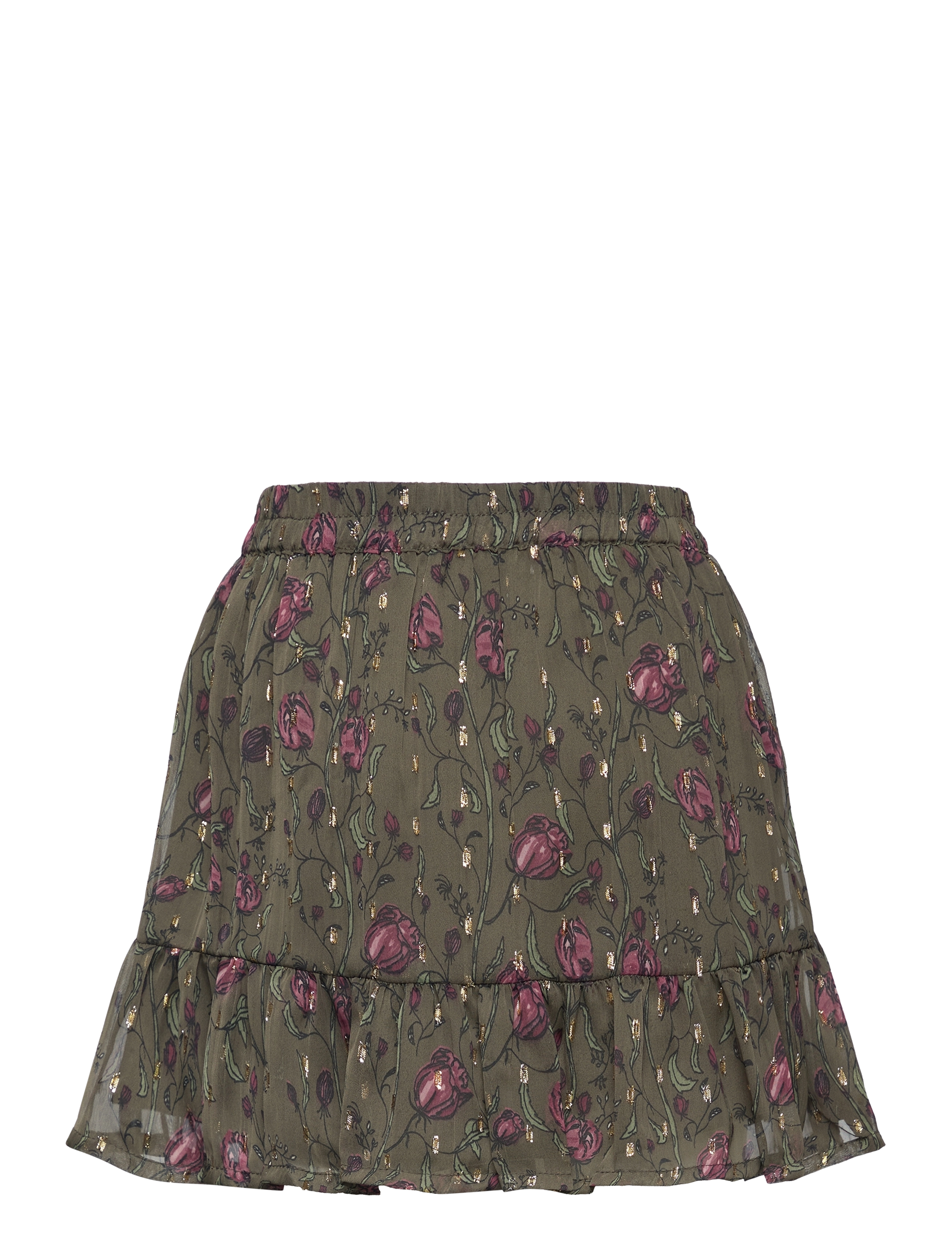 Creamie - Skirt Flower Dot - olive night - 1