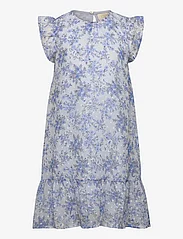 Creamie - Dress Flower Dobby - sleeveless casual dresses - xenon blue - 0