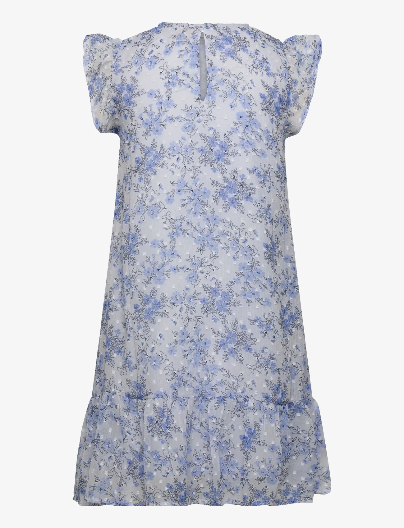 Creamie - Dress Flower Dobby - casual jurken zonder mouwen - xenon blue - 1