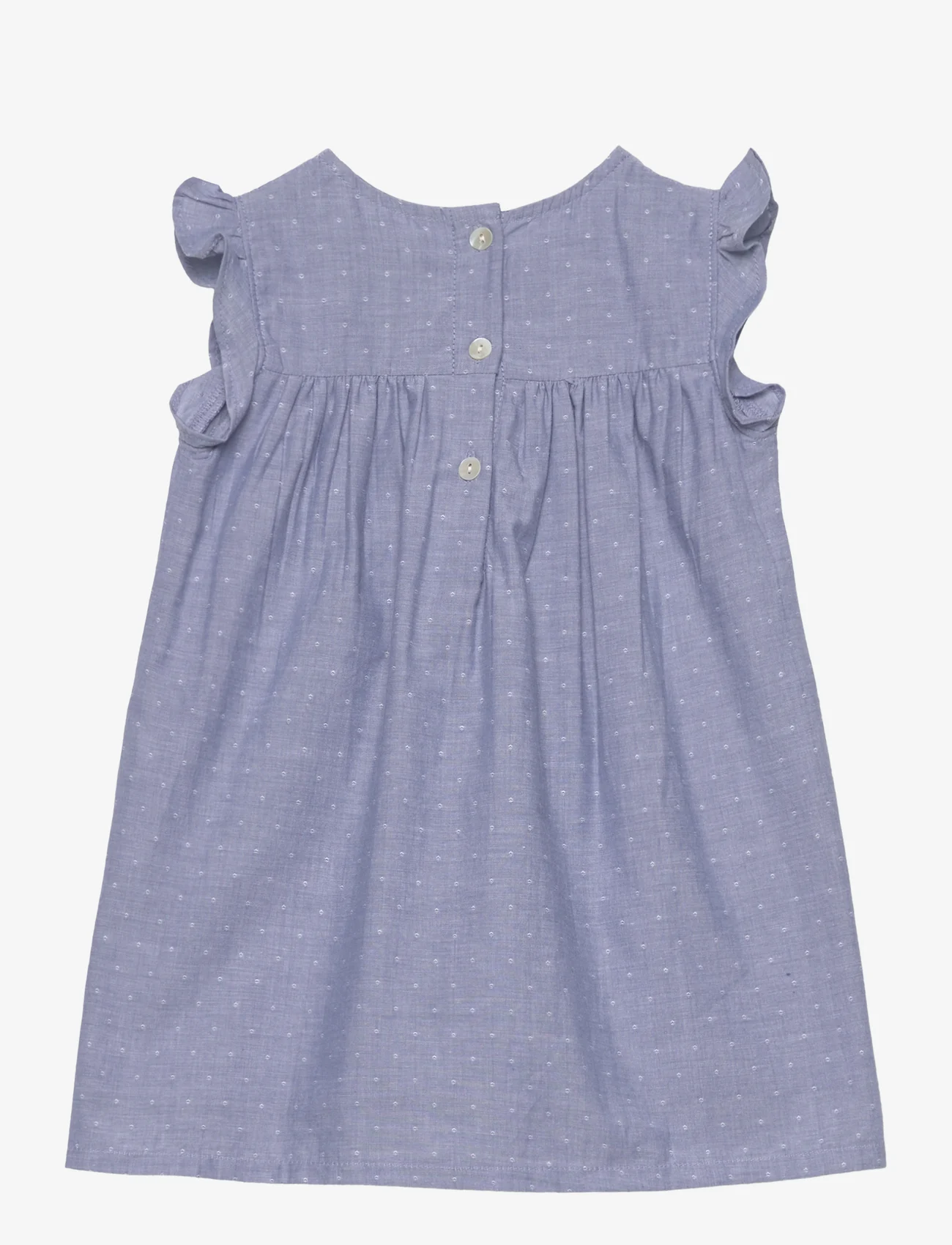Creamie - Dress Chambray Dot - sleeveless casual dresses - blue denim - 1