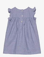 Creamie - Dress Chambray Dot - laisvalaikio suknelės be rankovių - blue denim - 1