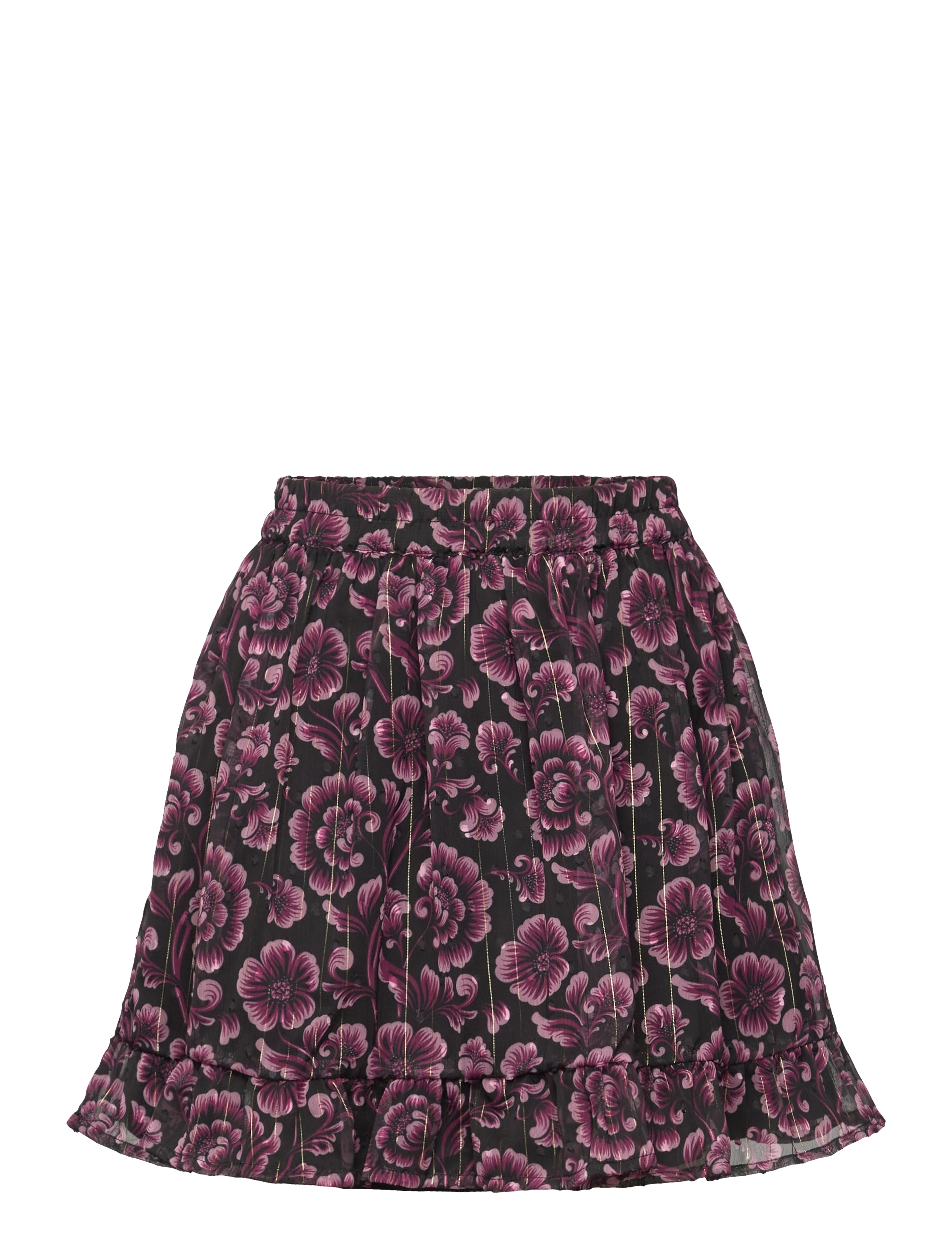 Creamie Skirt Flower Dot, 92, Röcke, Burgunderrot - Short Kinder