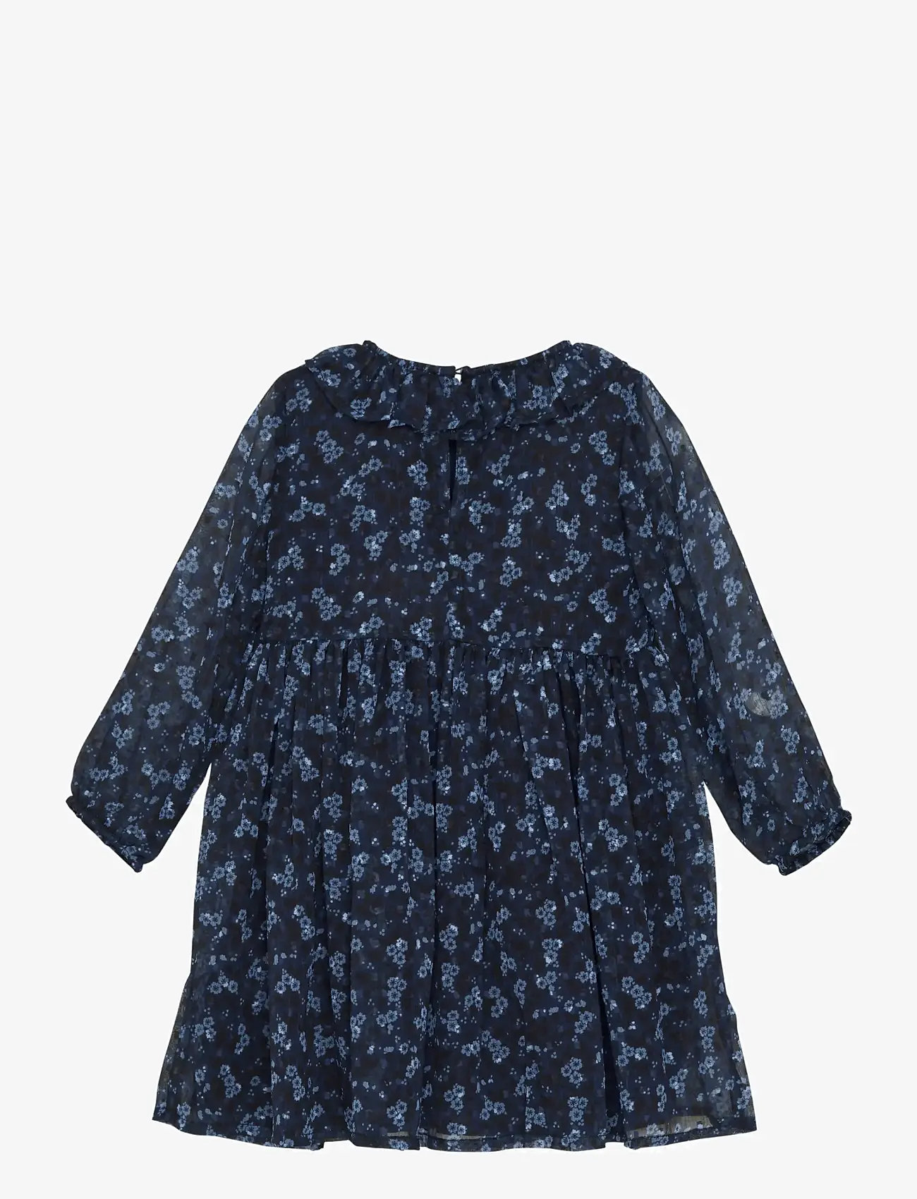 Creamie - Dress Flower Dobby - langärmelige freizeitkleider - bel air blue - 2