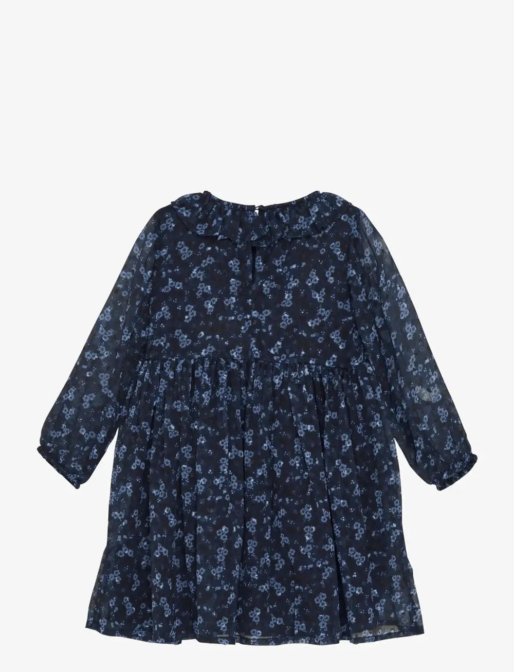 Creamie - Dress Flower Dobby - langärmelige freizeitkleider - bel air blue - 2