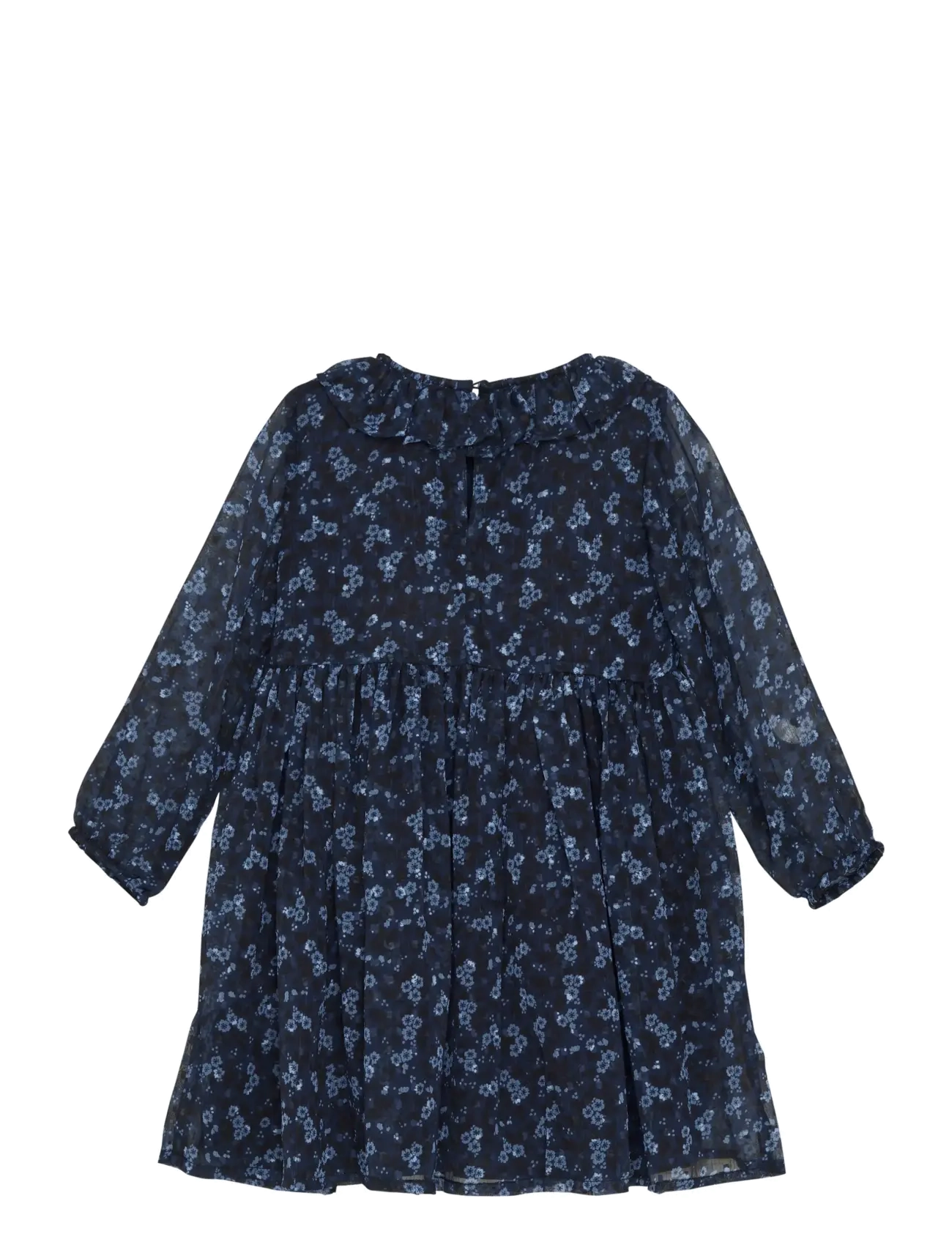 Creamie - Dress Flower Dobby - langärmelige freizeitkleider - bel air blue - 2