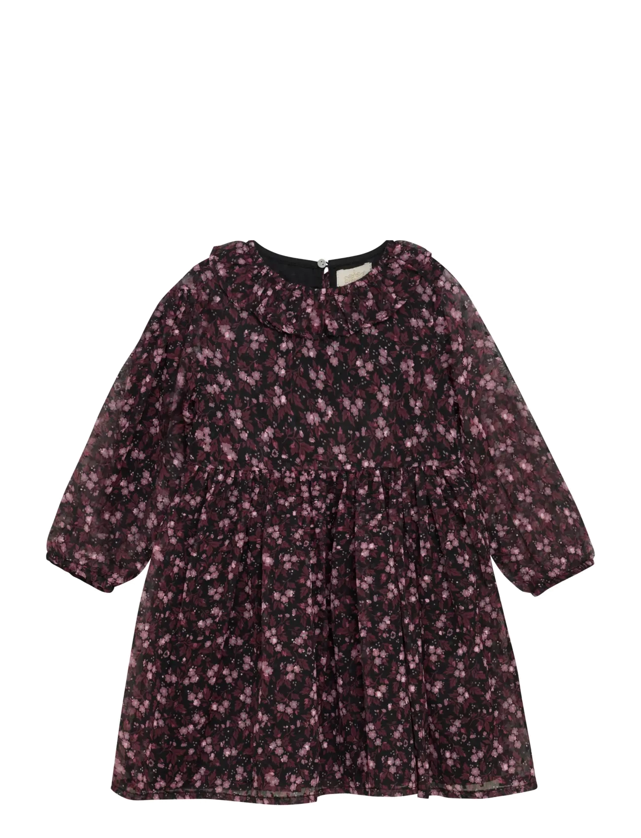 CREAMIE Kleid Flower Dobby Schwarz - 104 - Kinder
