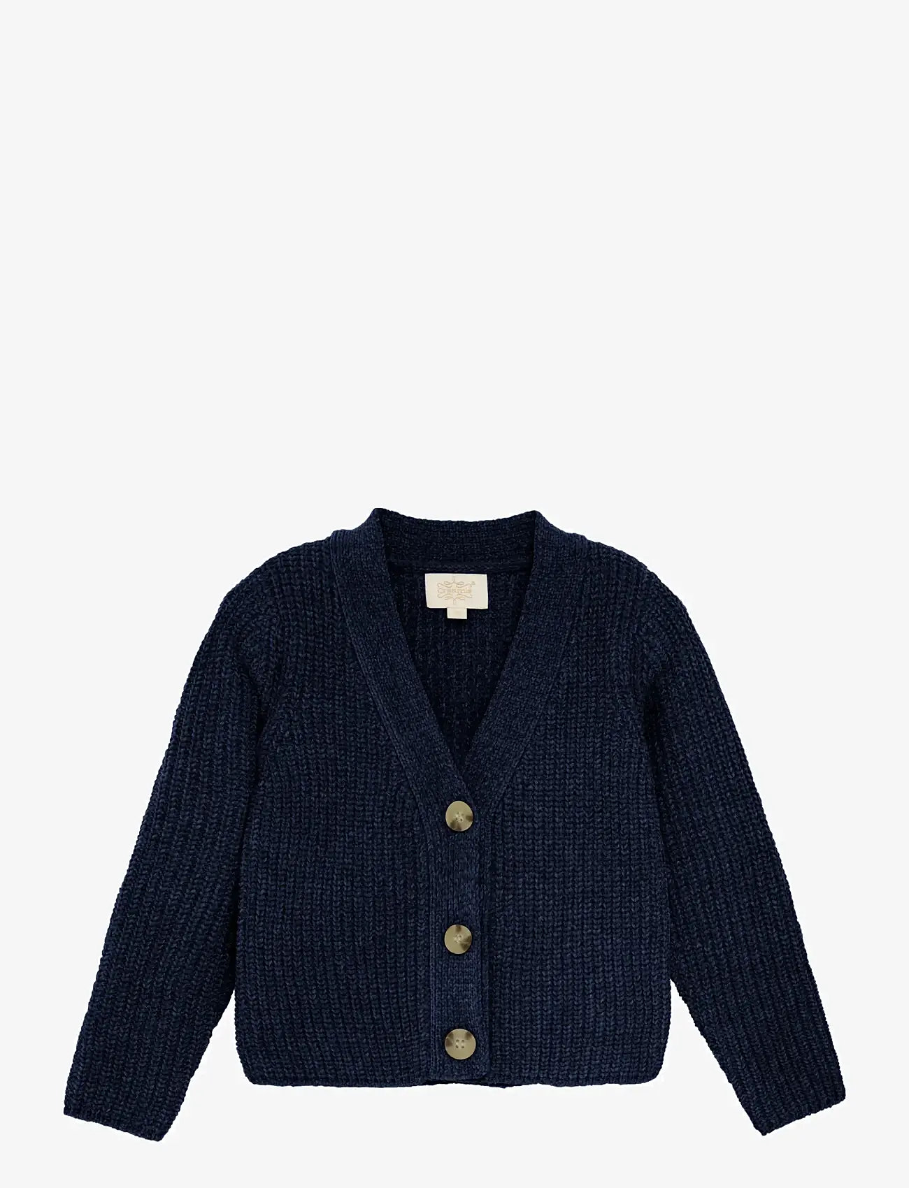 Creamie - Cardigan Knit - cardigans - black iris - 0