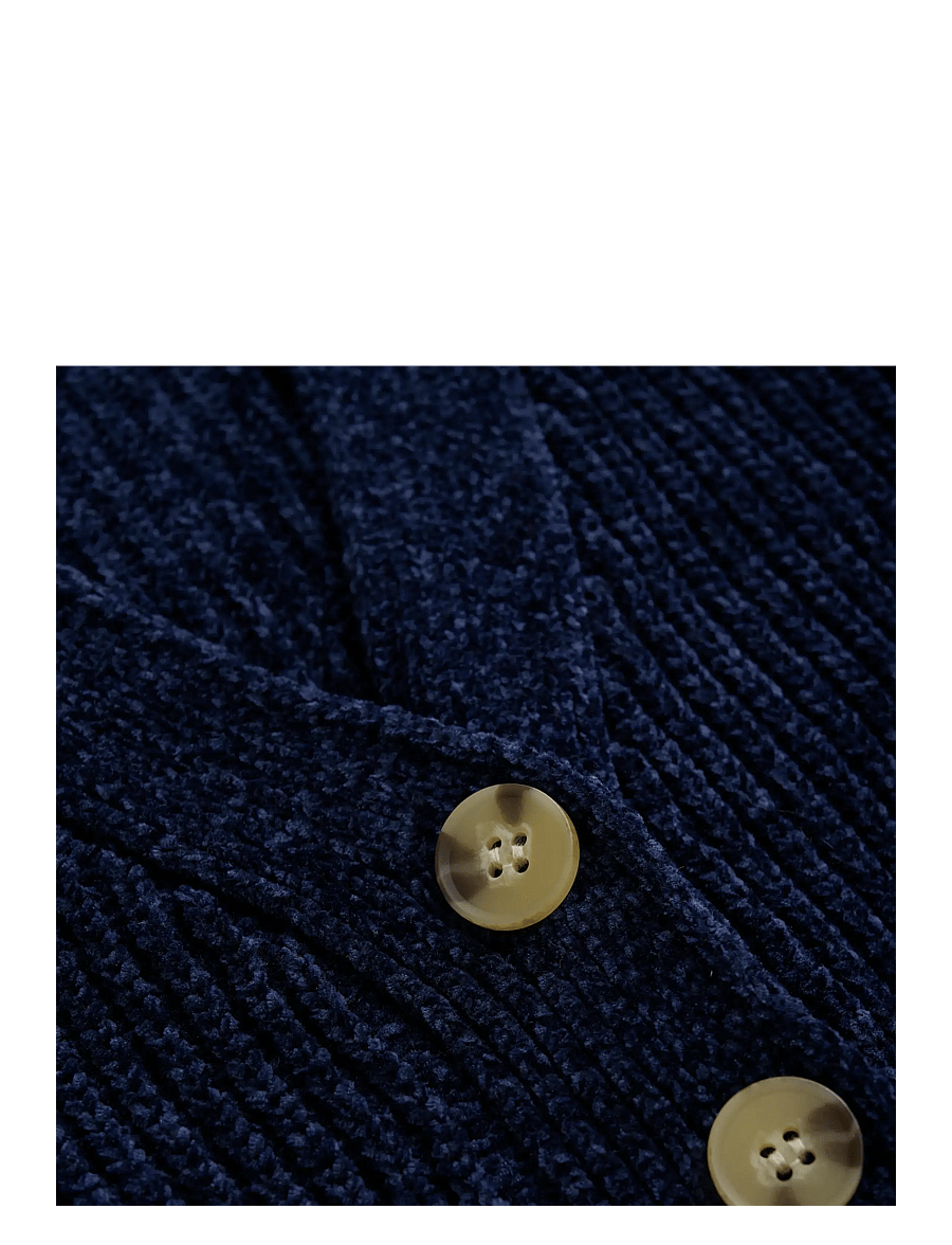 Creamie - Cardigan Knit - koftor - black iris - 2