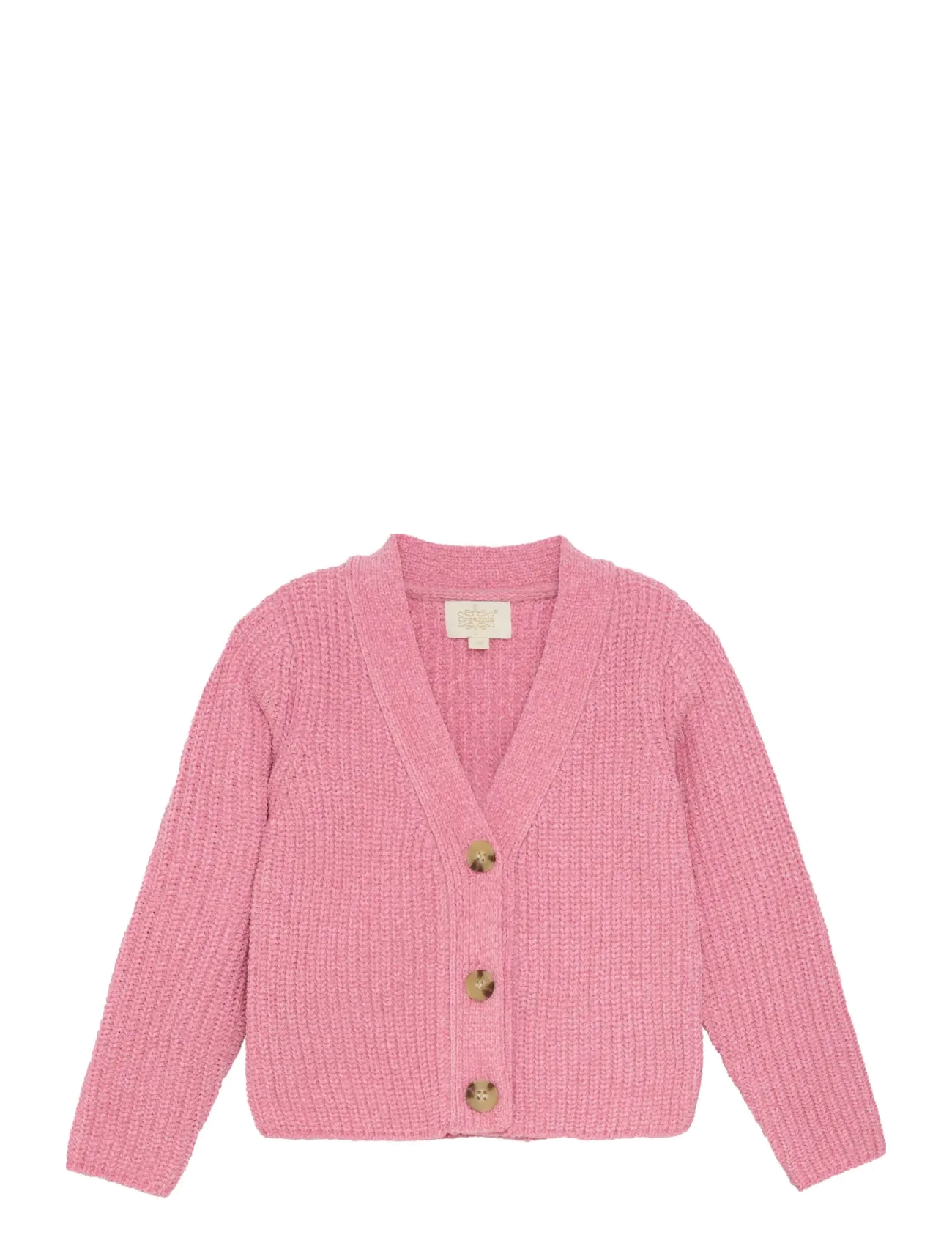 Creamie Cardigan Knit, 104H, Pink, Strik > Cardigans, Børn