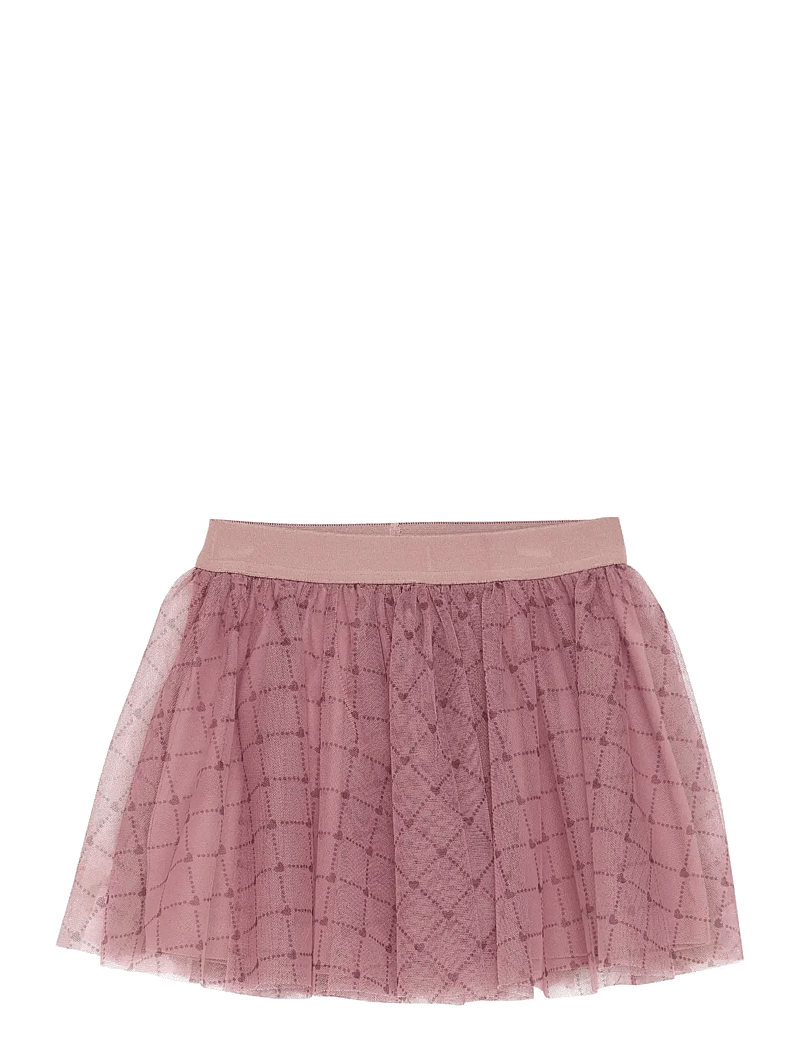 Creamie - Skirt Heart Mesh - tüll-rock - woodrose - 0