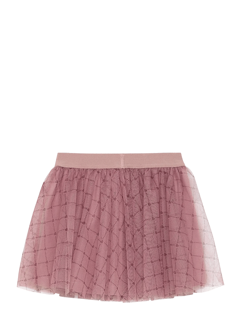 Creamie - Skirt Heart Mesh - tüll-rock - woodrose - 1
