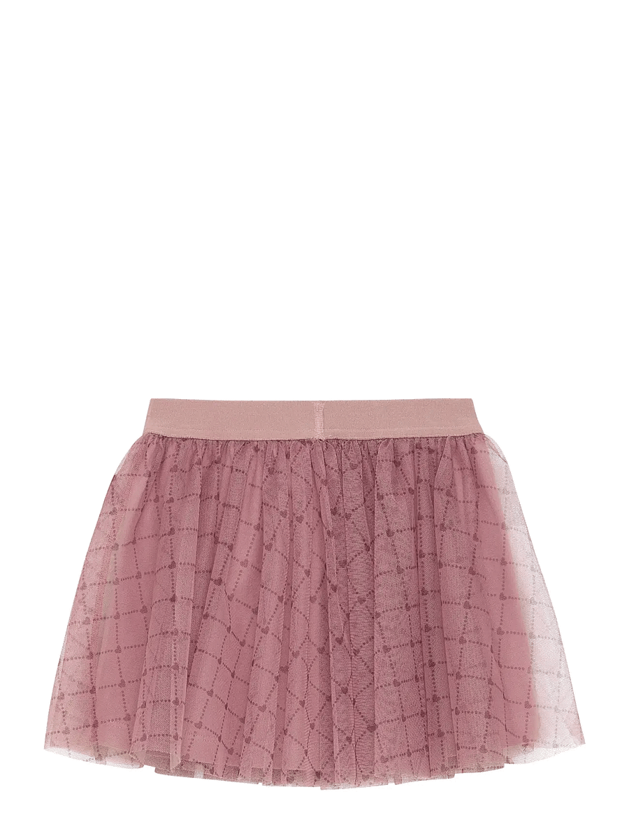 Creamie - Skirt Heart Mesh - nederdele - woodrose - 1