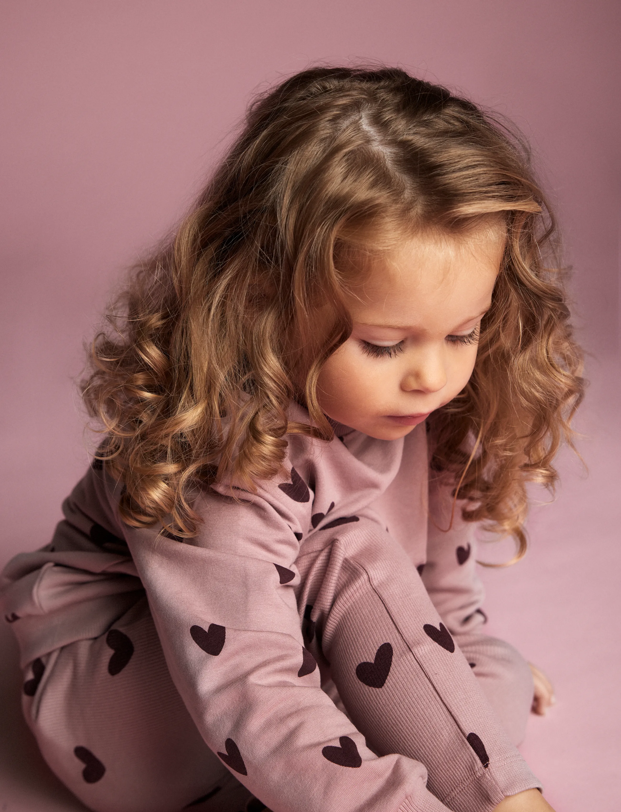 Creamie Leggings Rib - Leggings - WOODROSE / pink/rose