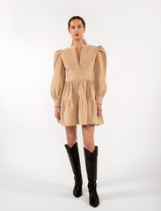 Creative Collective - Isabella Corduroy Dress - party wear at outlet prices - humus - 2
