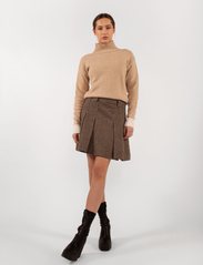 Creative Collective - Lily Skirt - plisseskjørt - brown - 4