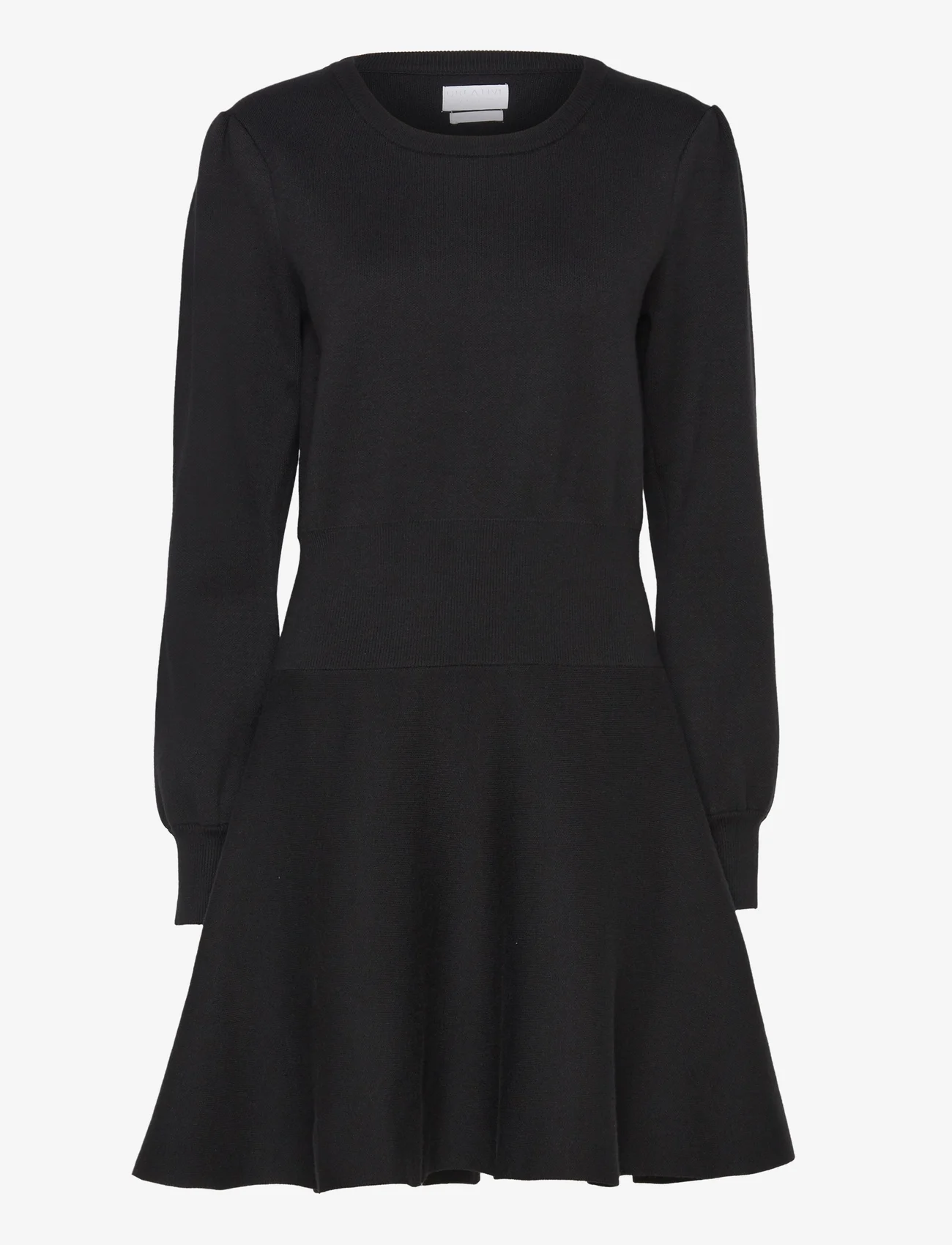 Creative Collective - Desiree Dress - stickade klänningar - black - 0