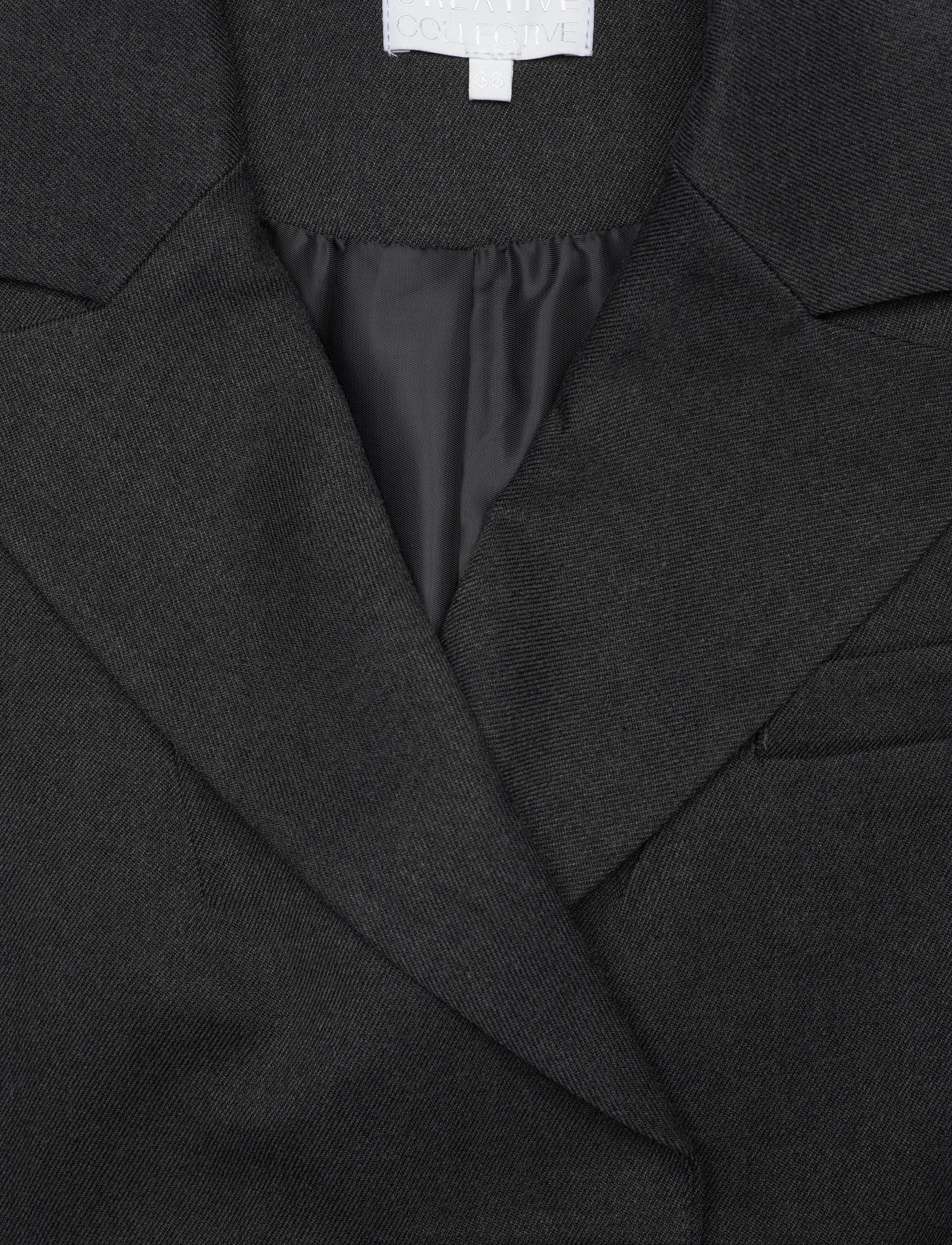 Creative Collective - Lily Blazer - dubbelknäppta kavajer - dark gray - 2